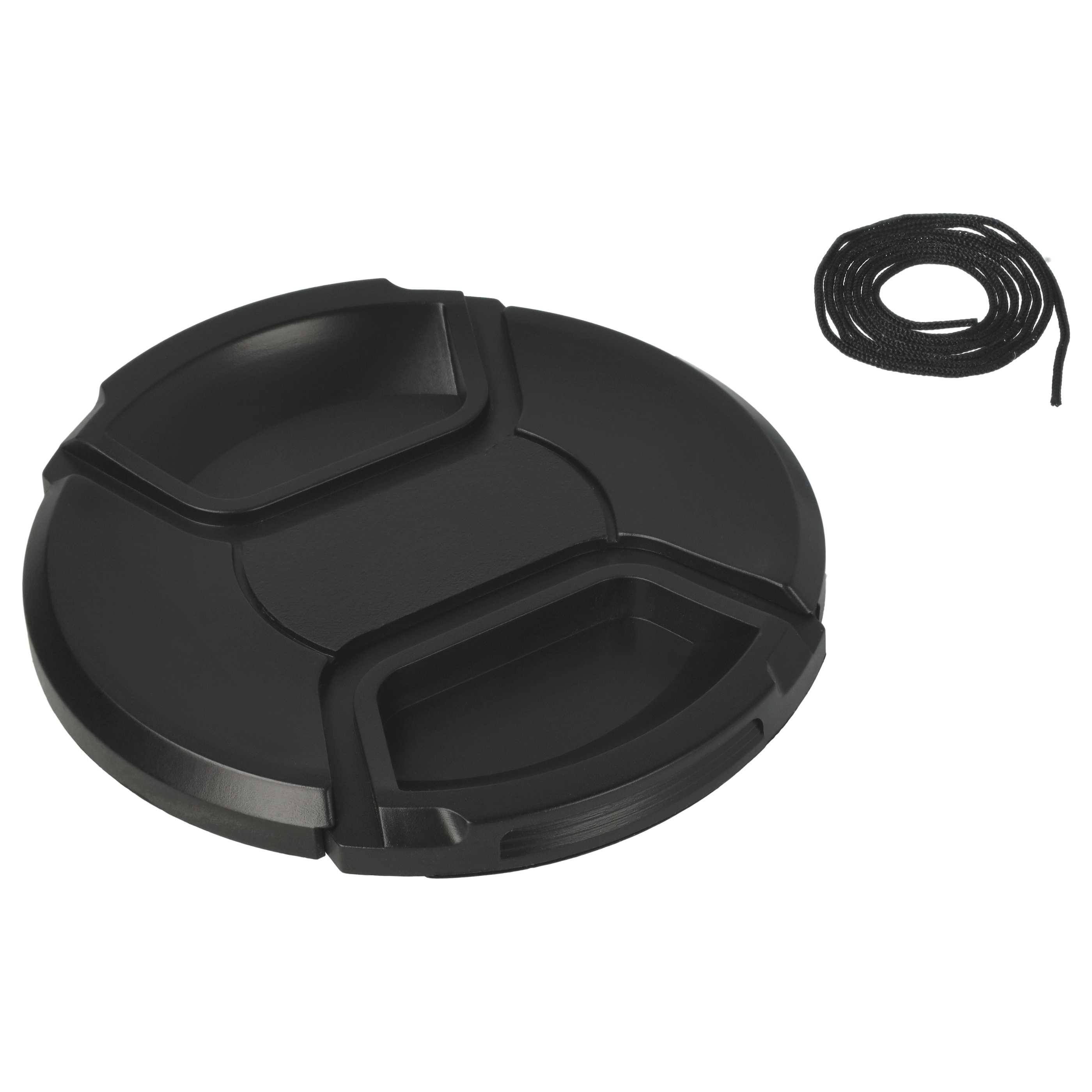 Copriobiettivo 82 mm - con impugnatura interna, plastica, nero