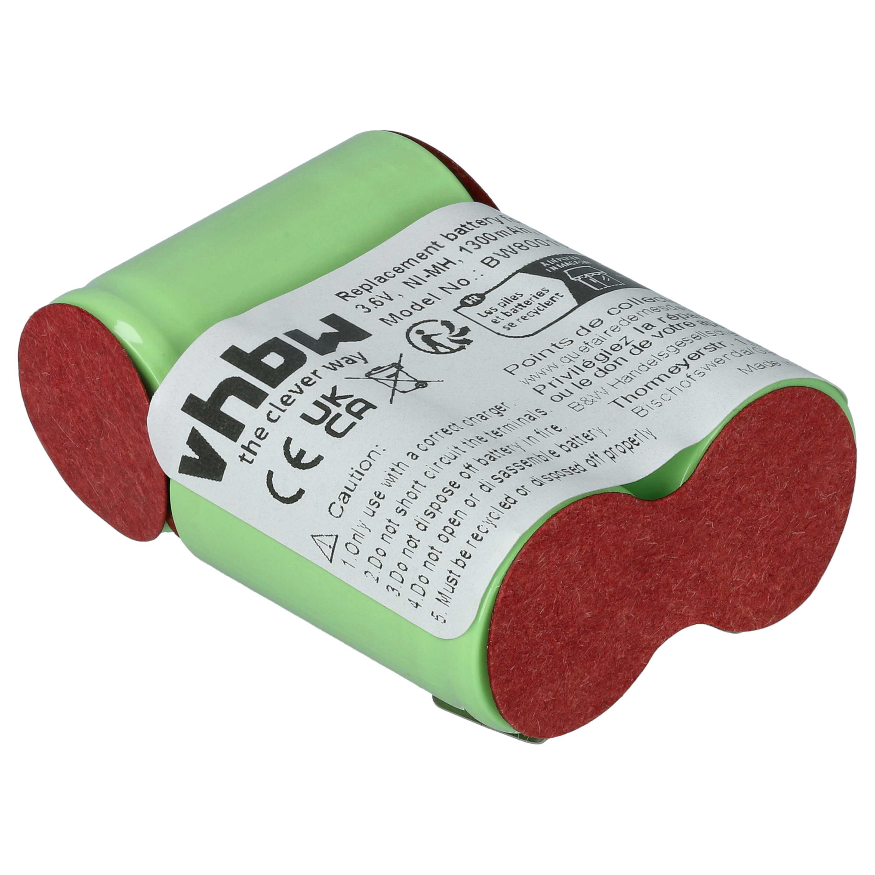 Akumulator do maszynki do strzyżenia zamiennik N-500AC 2/3A - 1300 mAh 1,2 V NiMH