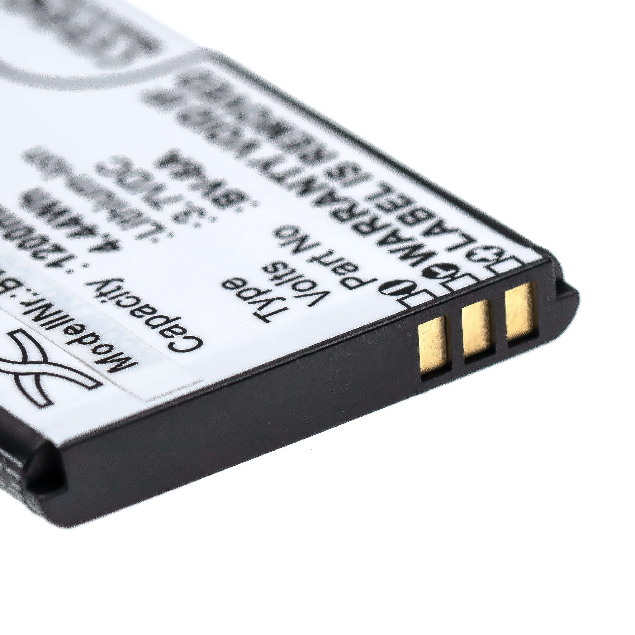 Batterie remplace Nokia BV-6A pour téléphone portable - 1200mAh, 3,7V, Li-ion