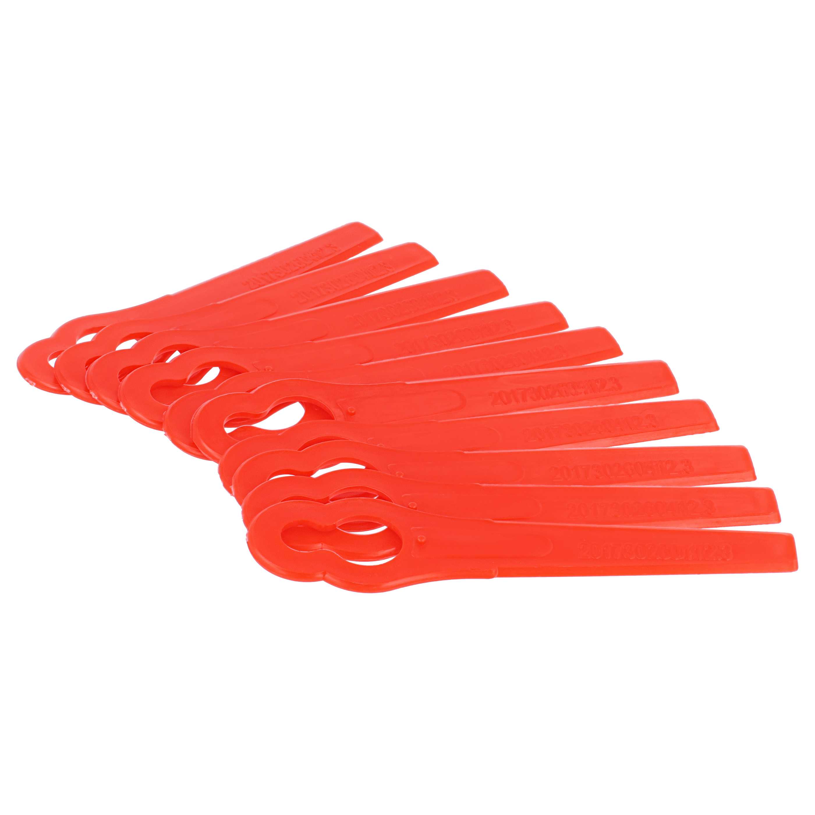 10x Lames remplace ALM BQ026 pour débroussailleuse – Couteaux plastique, Rot