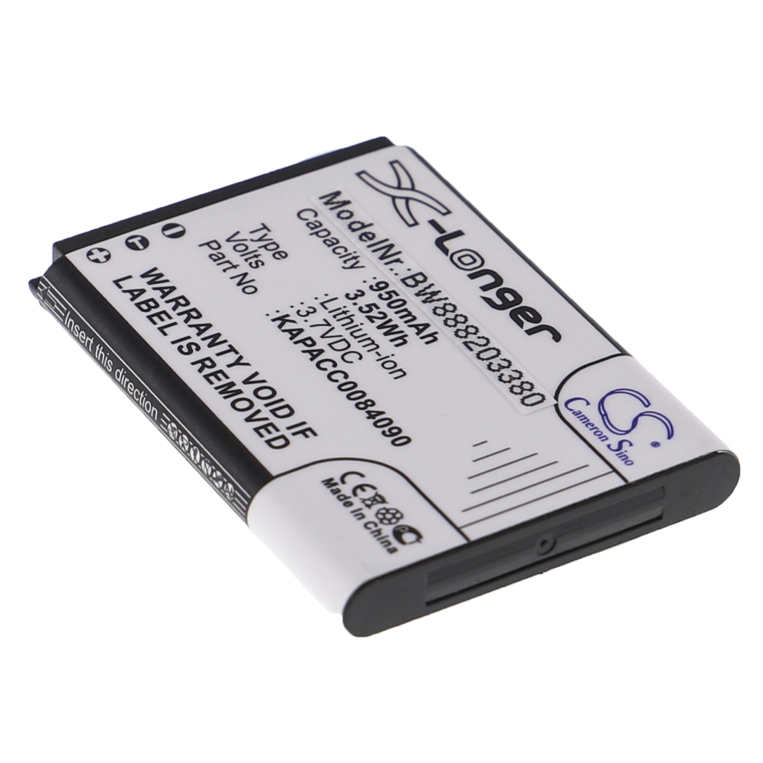 Akku als Ersatz für Kap Else KAPACC0084090 für Kap Else Barcodescanner - 950mAh 3,7V Li-Ion
