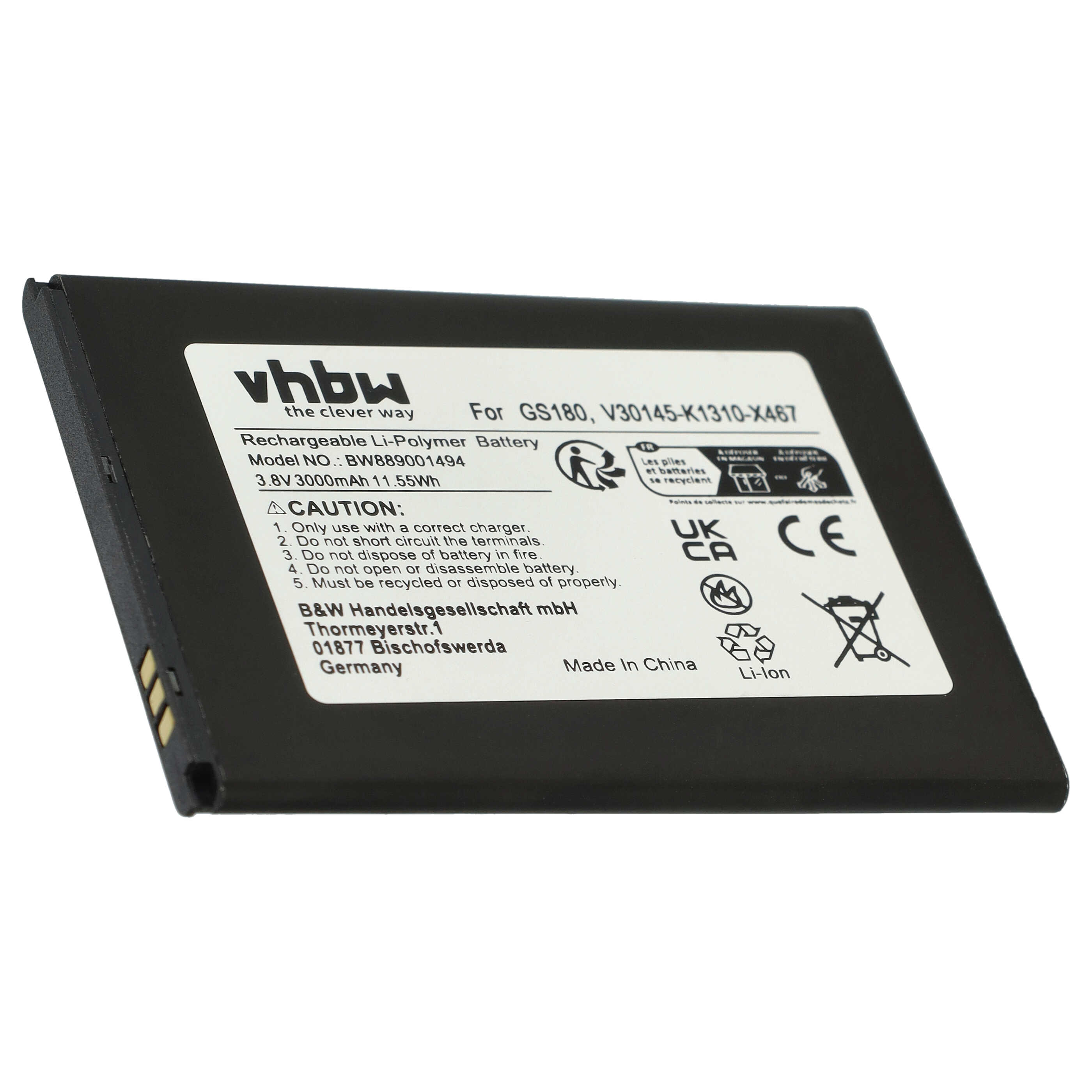 Batería recargable - 3000 mAh 3,8 V Li-Polímero