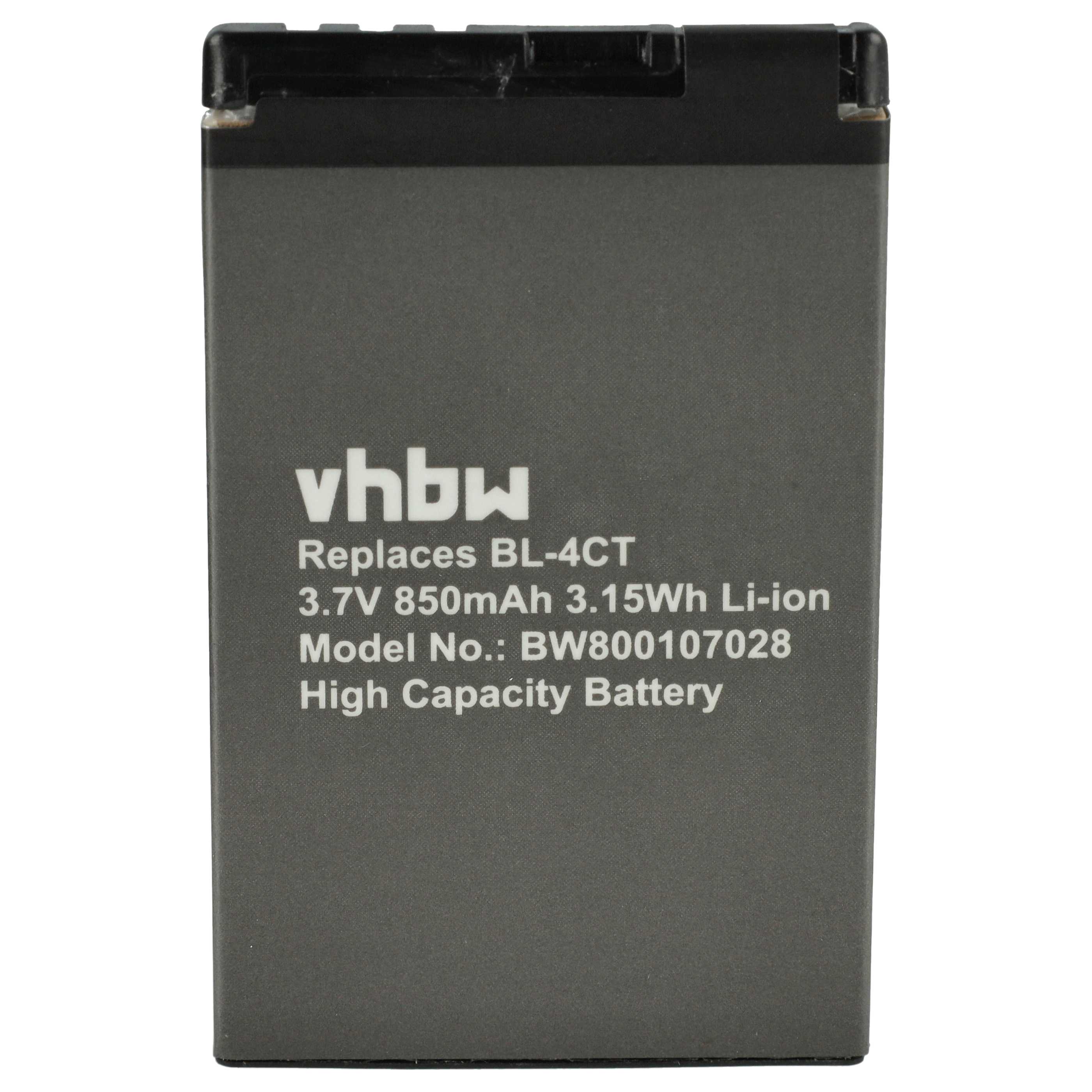 Akku als Ersatz für Nokia BL-4CT für BLU - 850mAh 3,7V Li-Ion
