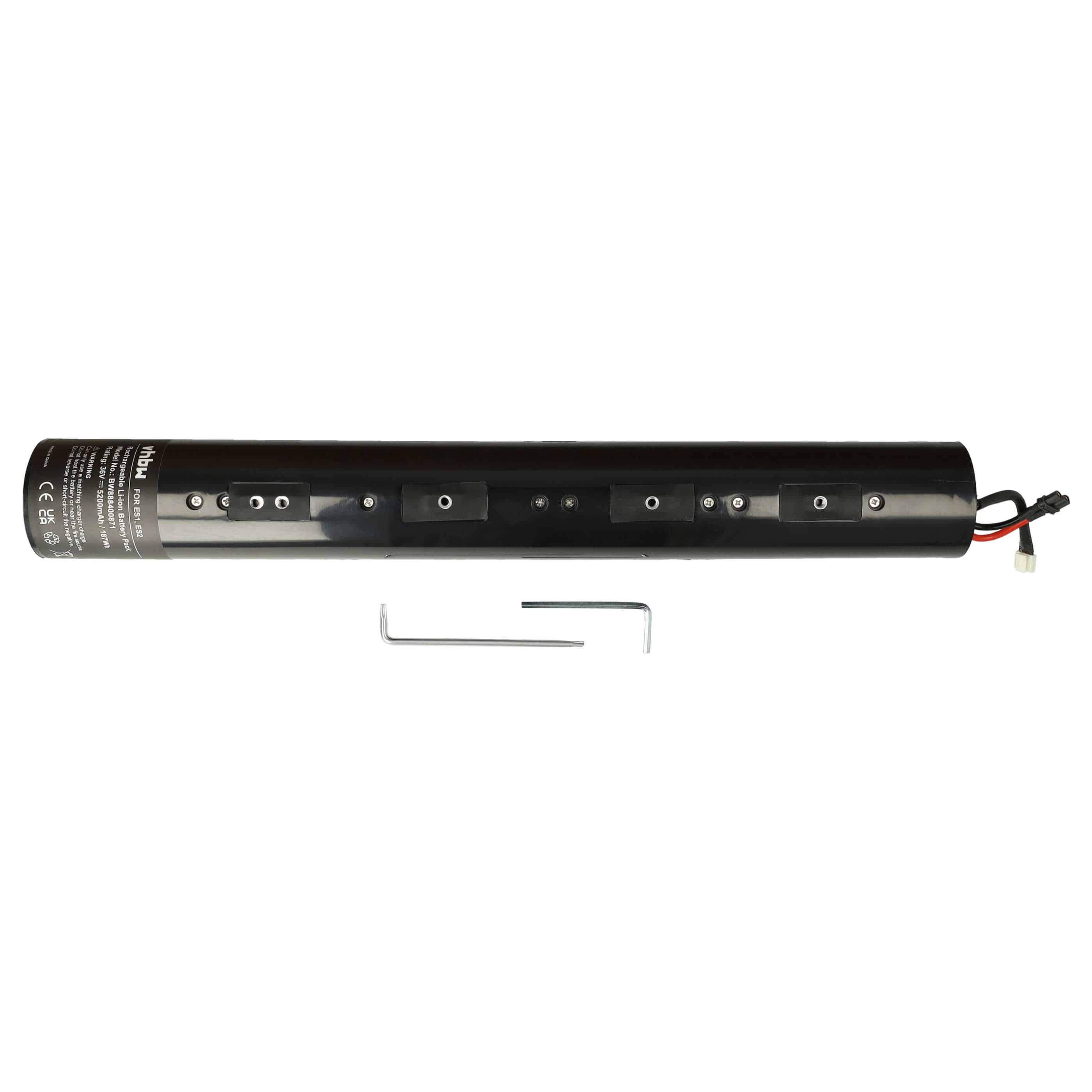 Electric Scooter Battery Replacement for Segway Ninebot NEB1002-H1, NEB1002-U1, NEB1002-H - 5200mAh 36V Li-Ion