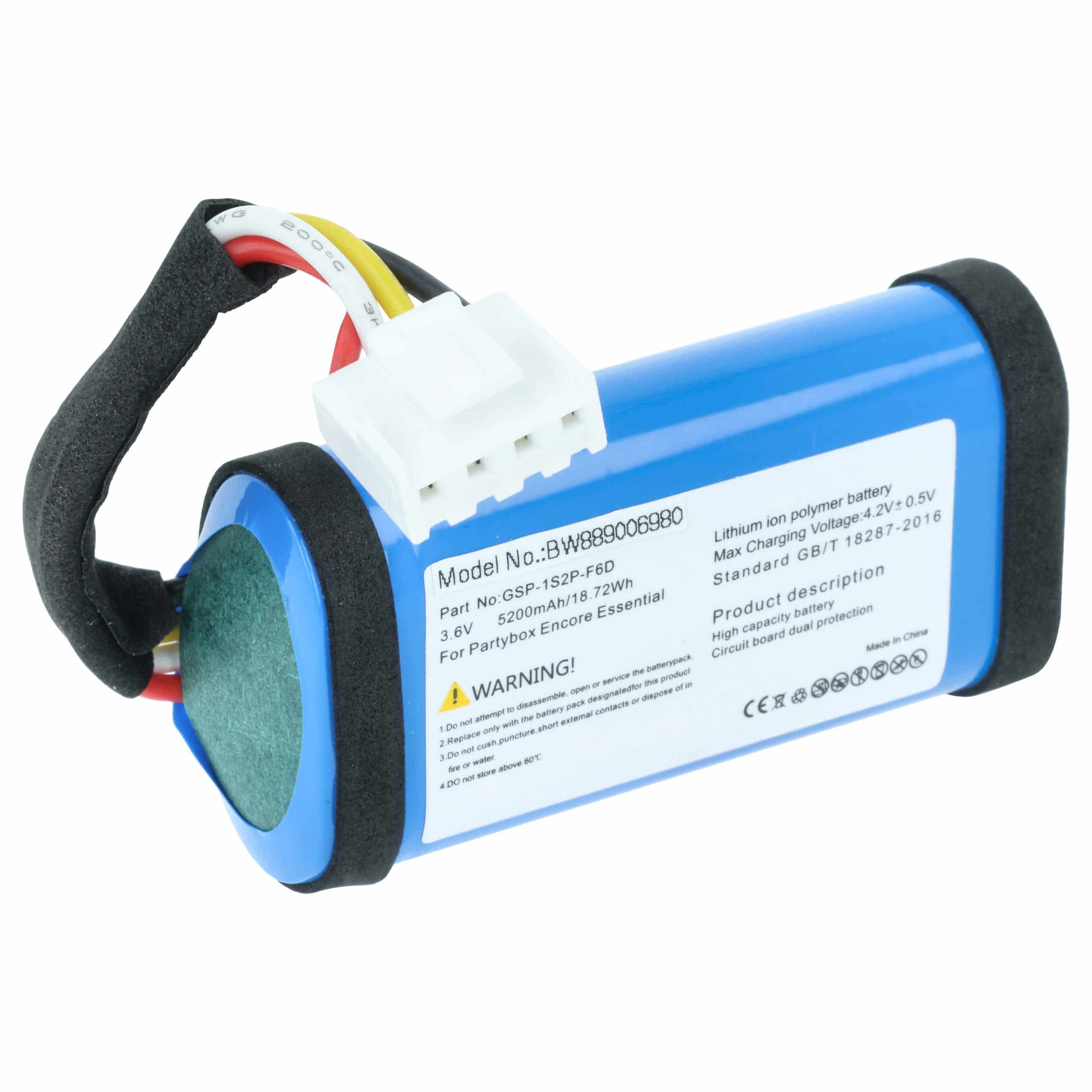 Akumulator do głośnika zamiennik JBL GSP-1S2P-F5A - Li-Ion 5200mAh