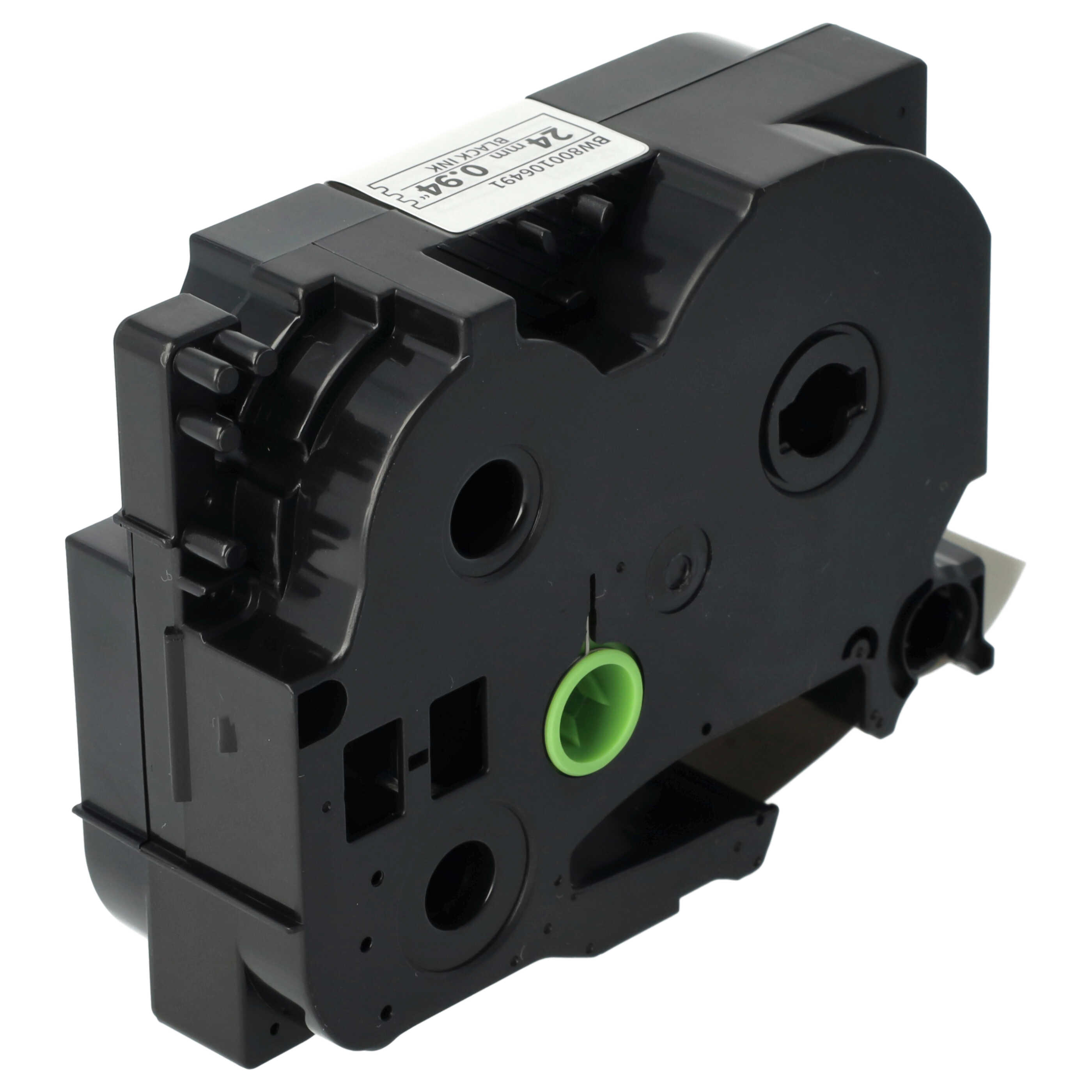 3x Label Tape replaces Brother TZ-251, TZE-251 - 24 mm Black to White