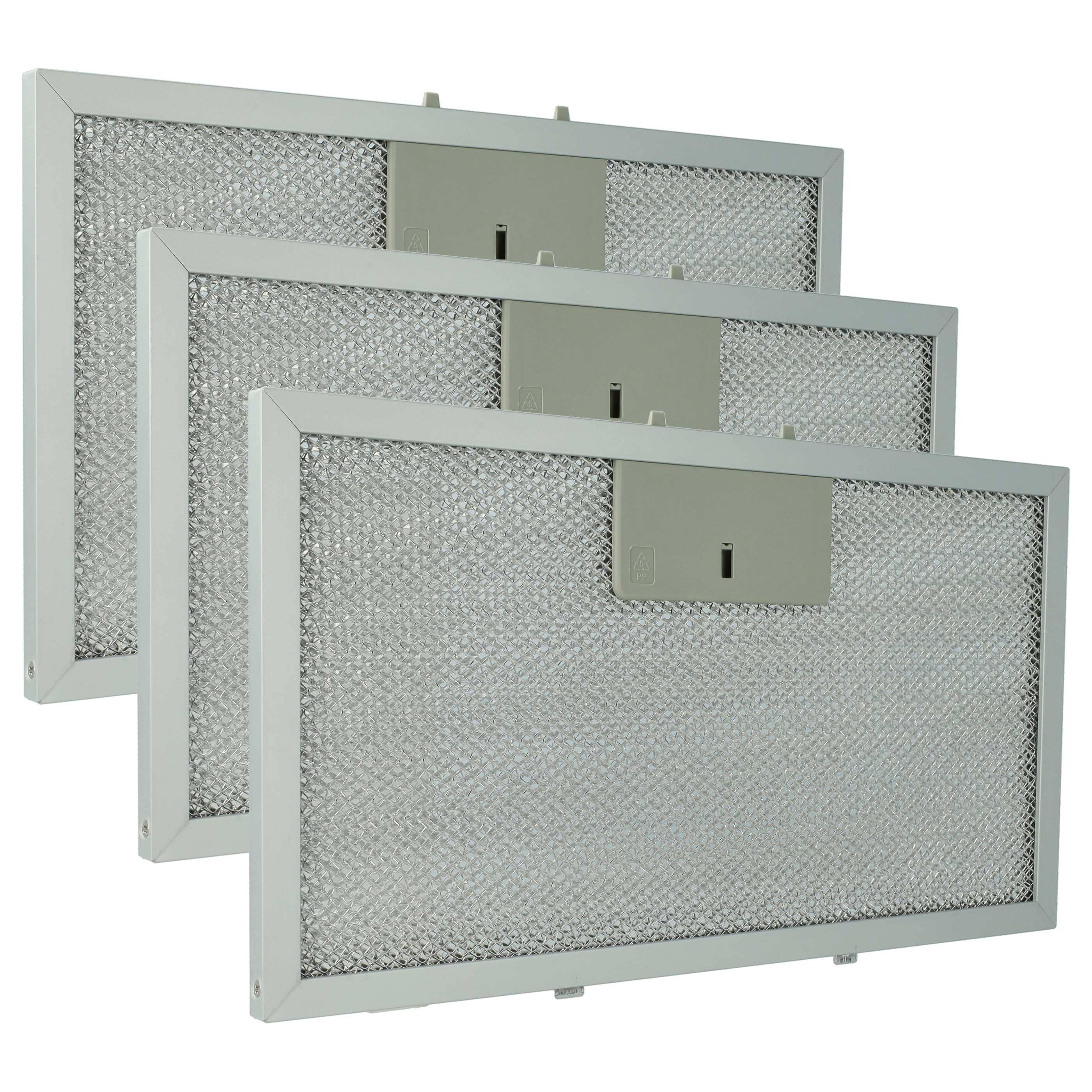 3x Filtres métal remplace Klarstein 10034874 pour hotte aspirante