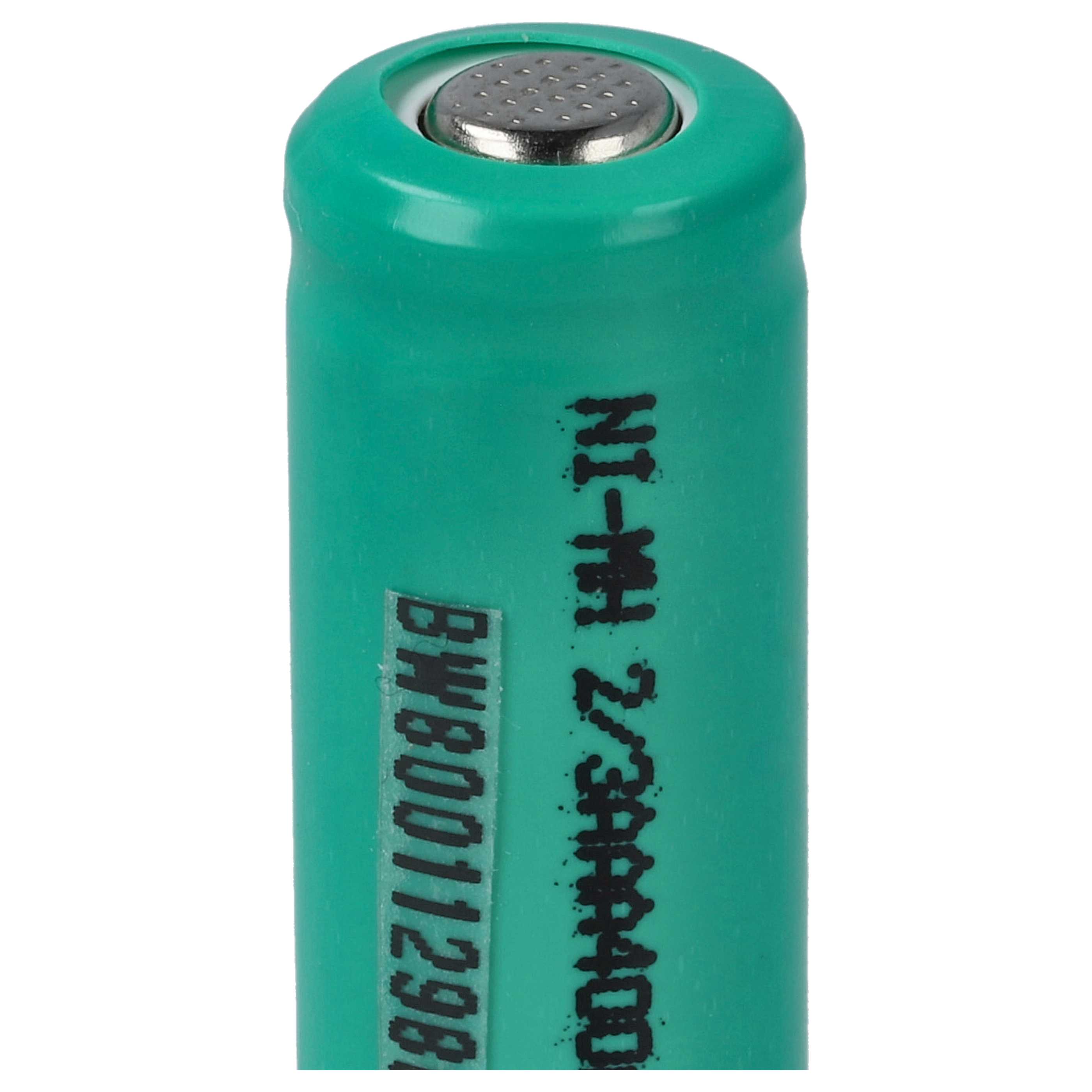 Raw Battery Cells (10 Piece) replaces 2/3AAA for Rechargeable Batteries - 400mAh 1.2V NiMH