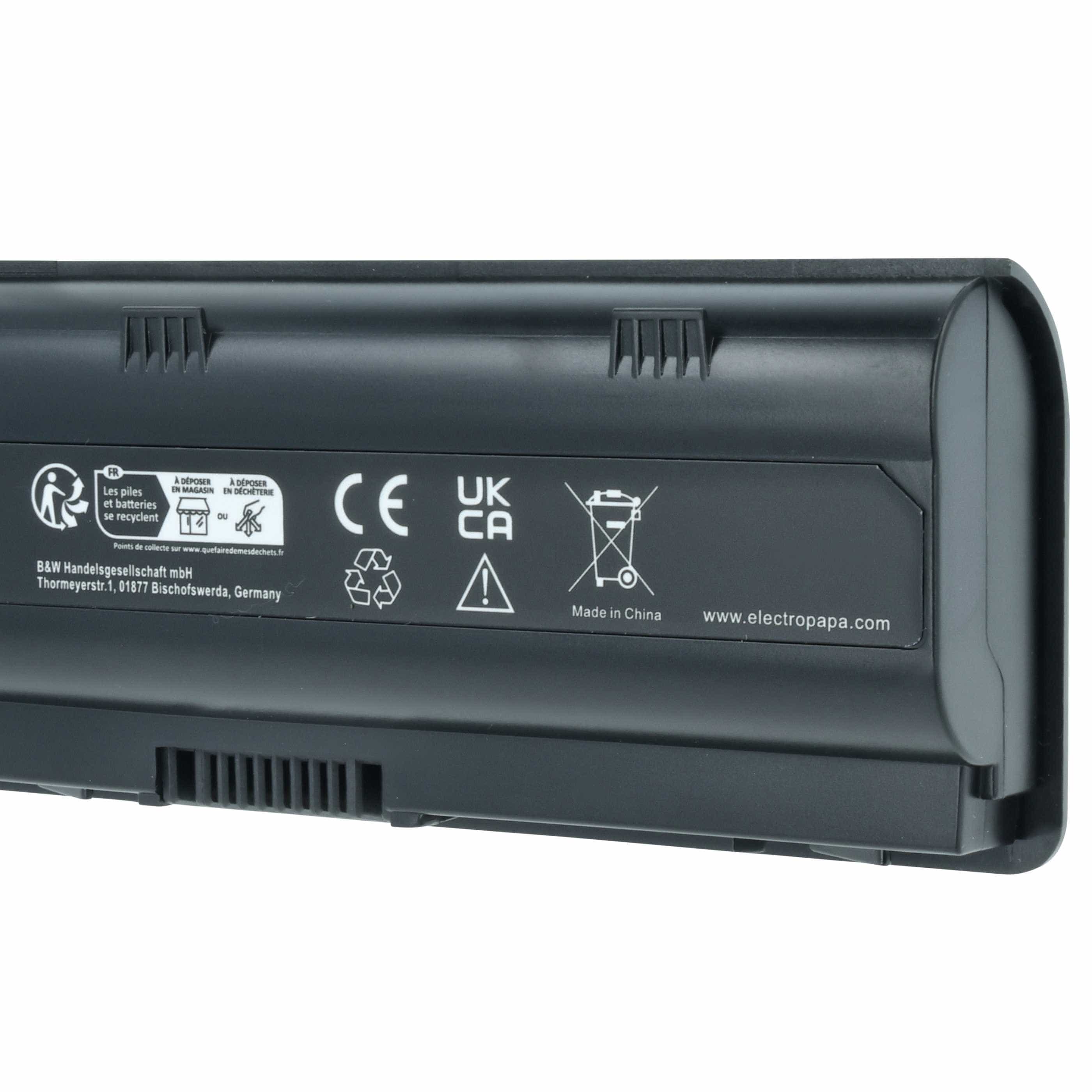 Notebook-Akku passend für HP Pavilion dv7-xxxx - 5200mAh 10,8V Li-Ion, schwarz