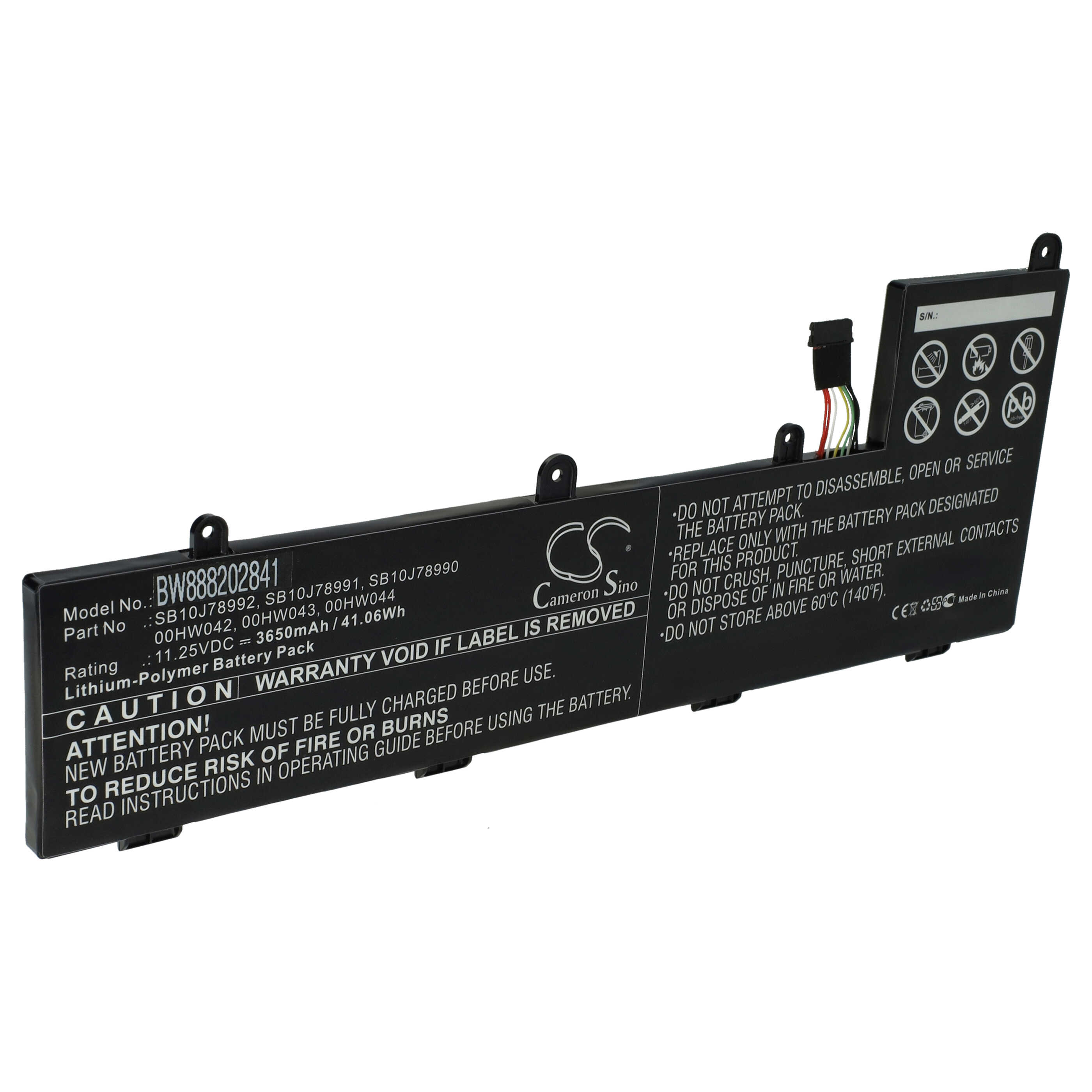 Akumulator do laptopa zamiennik Lenovo 00HW044, 00HW043, 00HW042, SB10J78990 - 3650 mAh 11,25 V LiPo