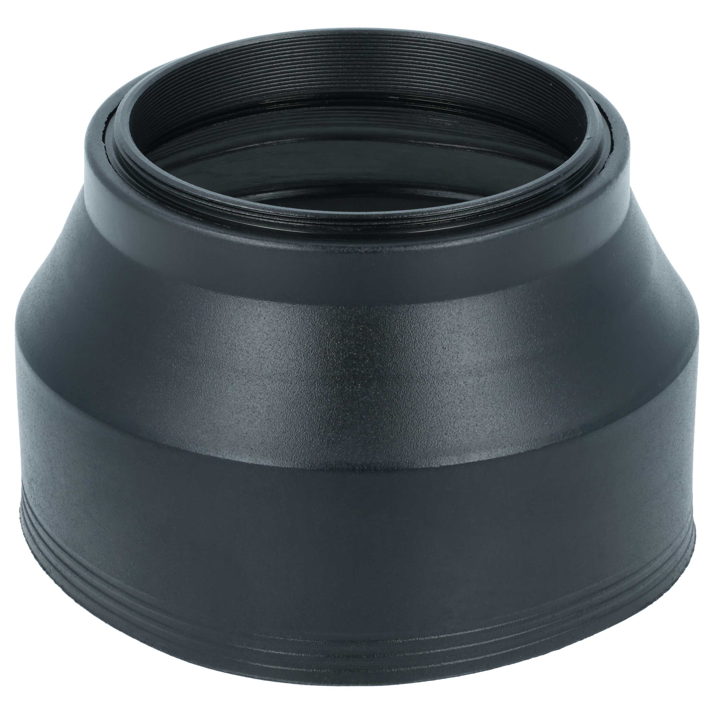 Lens Hood suitable for Lens with 52 mm Diameter, rubber, black