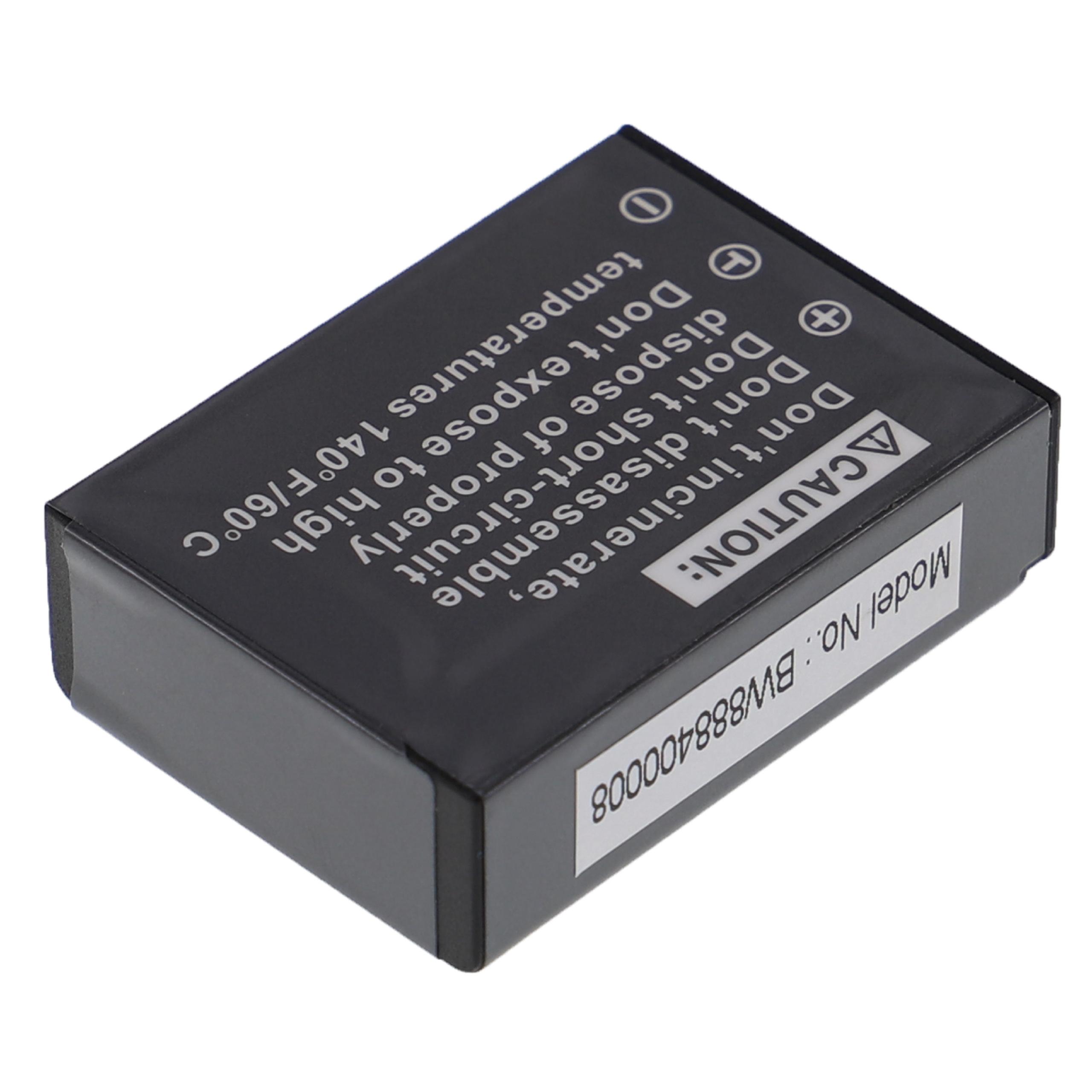 Batterie remplace Aiptek NP170, CB170, 084-07042L-062, CB-170 pour appareil photo - 1600mAh 3,6V Li-ion