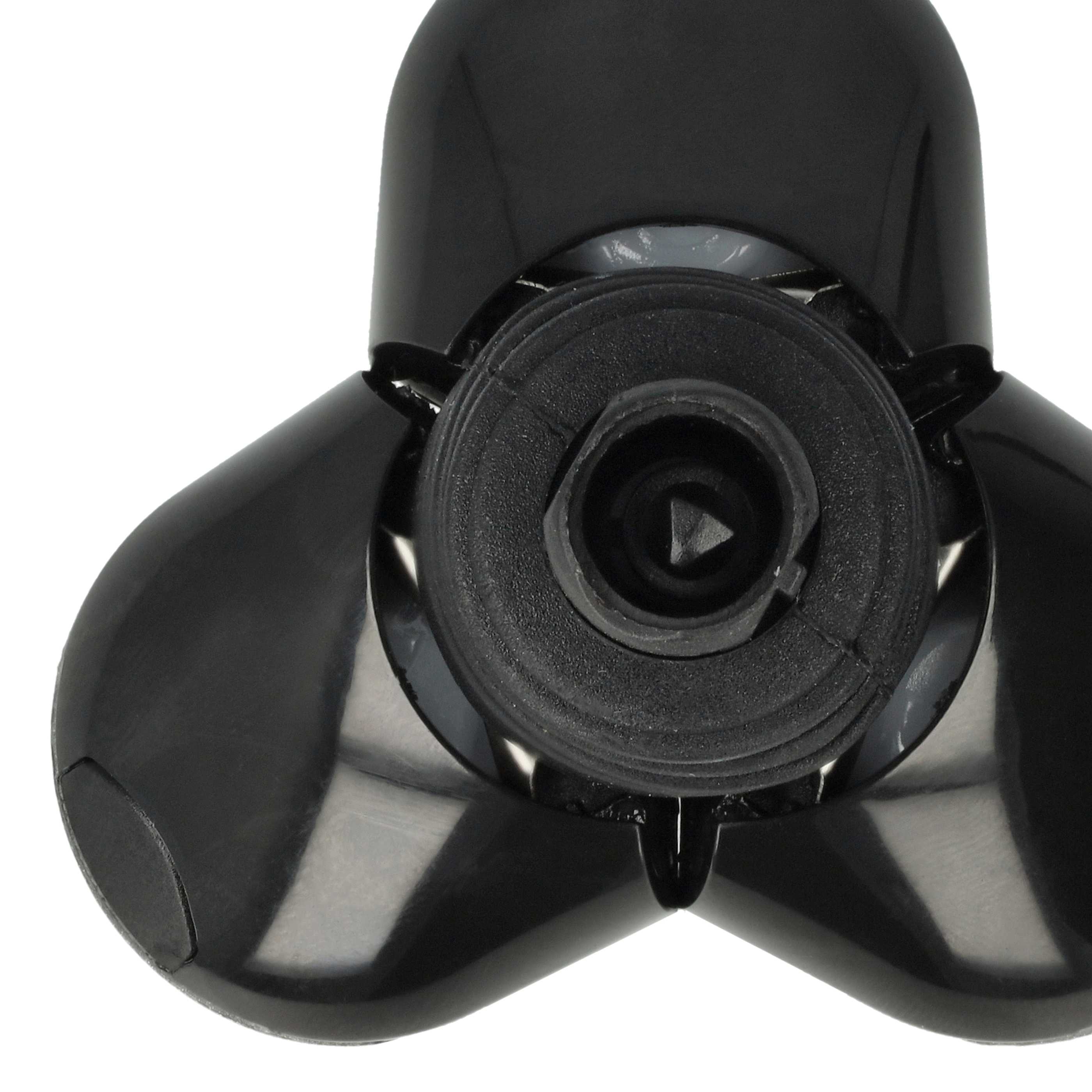 3x cabezales reemplaza Philips RQ12/42, RQ12/50, RQ12/40, RQ12/41, RQ12/51 para afeitadoras Philips - negro