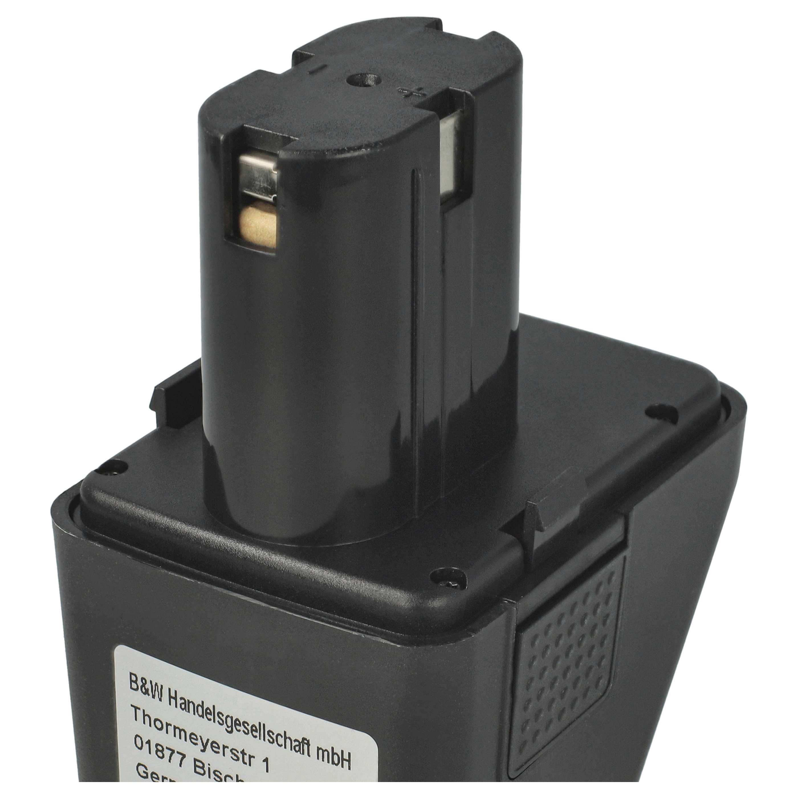 2x Battery replaces Gesipa 70291510061 Blind Rivet Gun - 3000 mAh, 12 V, NiMH