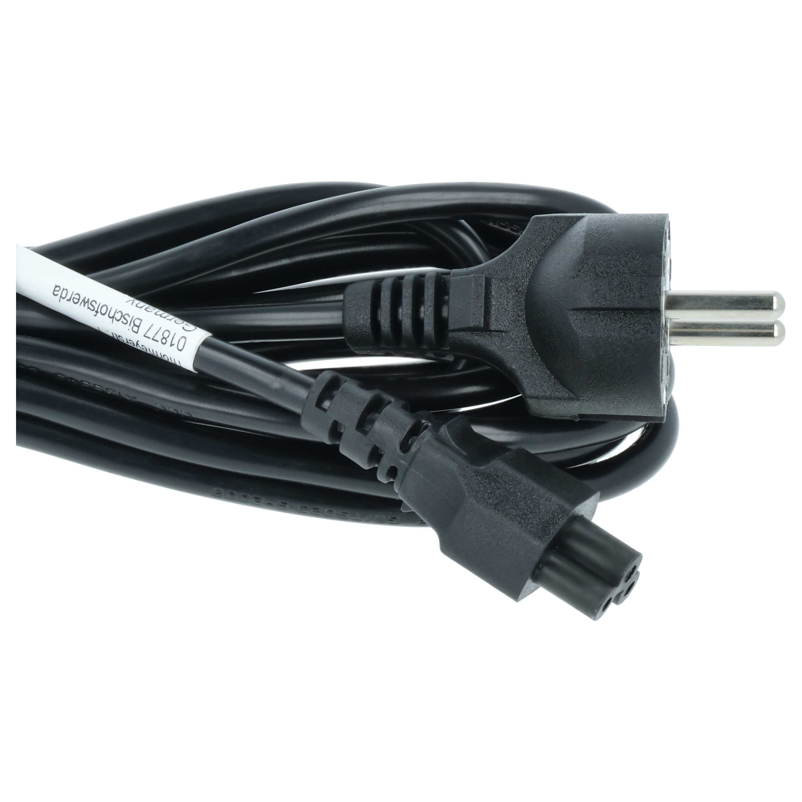 C5 Power Cable Euro Plug suitable for Vorwerk VR200 base station, VR300 base station Robot Vacuum Cleaner - 5
