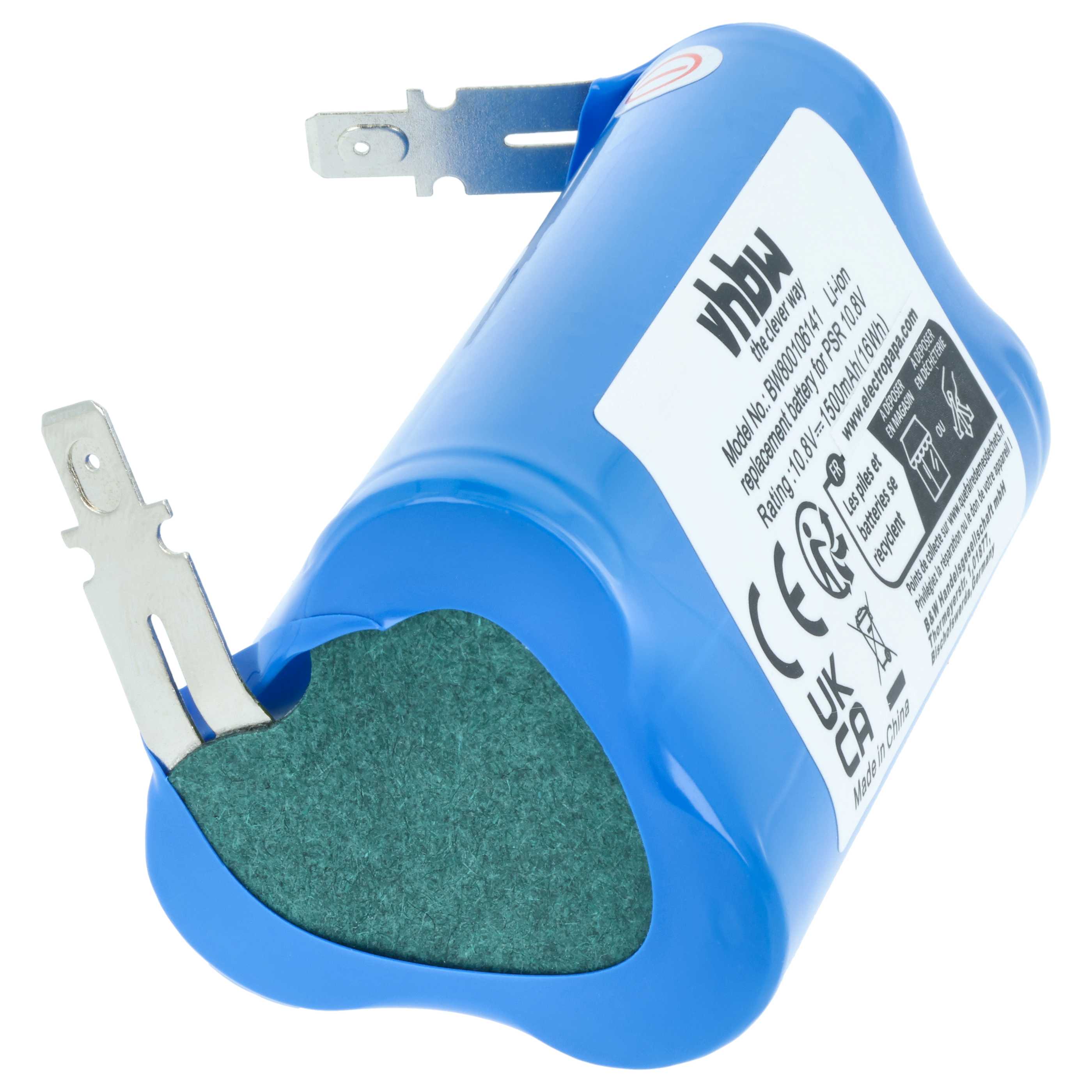 Battery replaces Bosch 2 607 336 863, 2 607 336 864, KEO Electric Power Tool - 1500 mAh, 10.8 V, Li-Ion