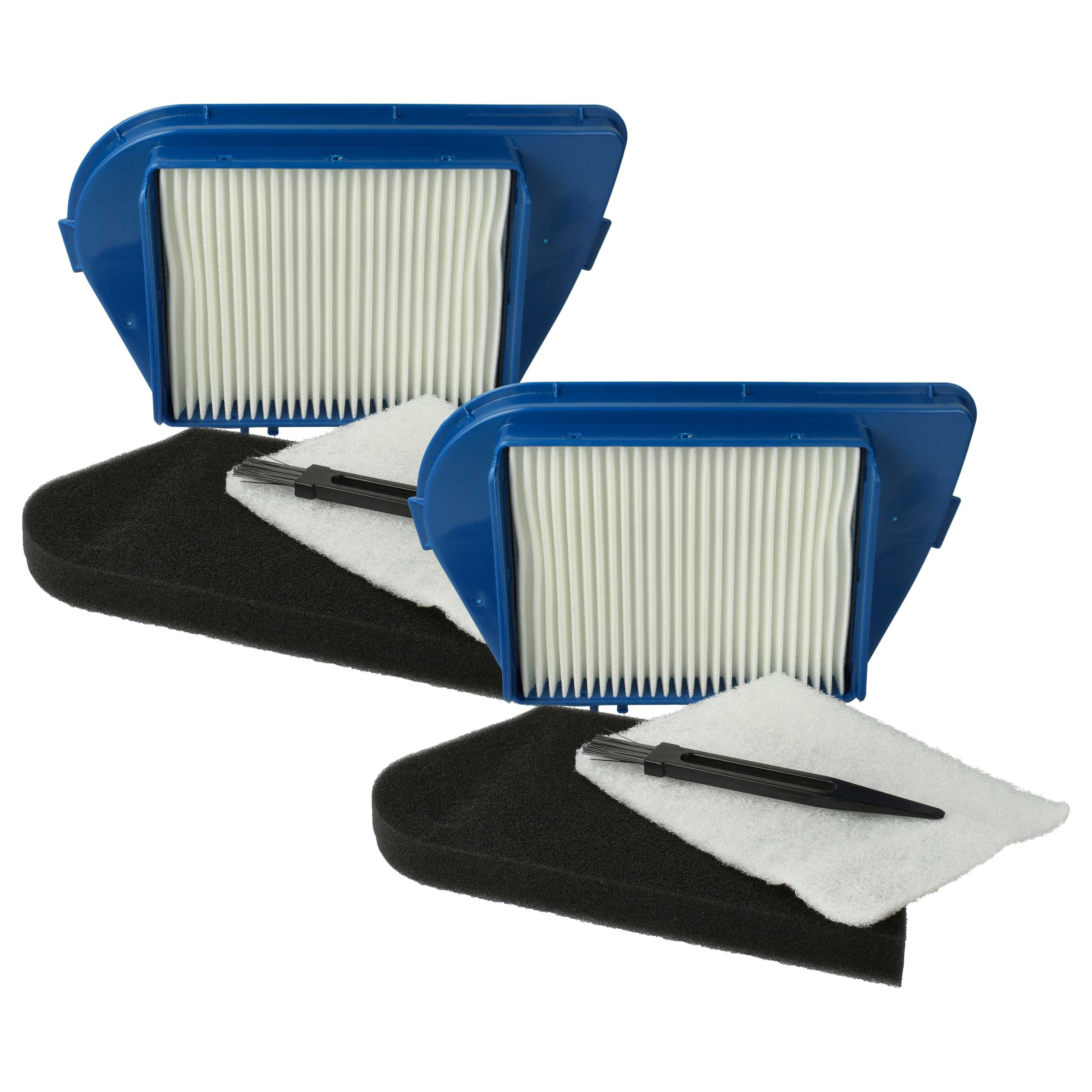 8 Part Filter + Brush Set replaces Rowenta ZR004601 for Moulinex Vacuum Cleaner etc.