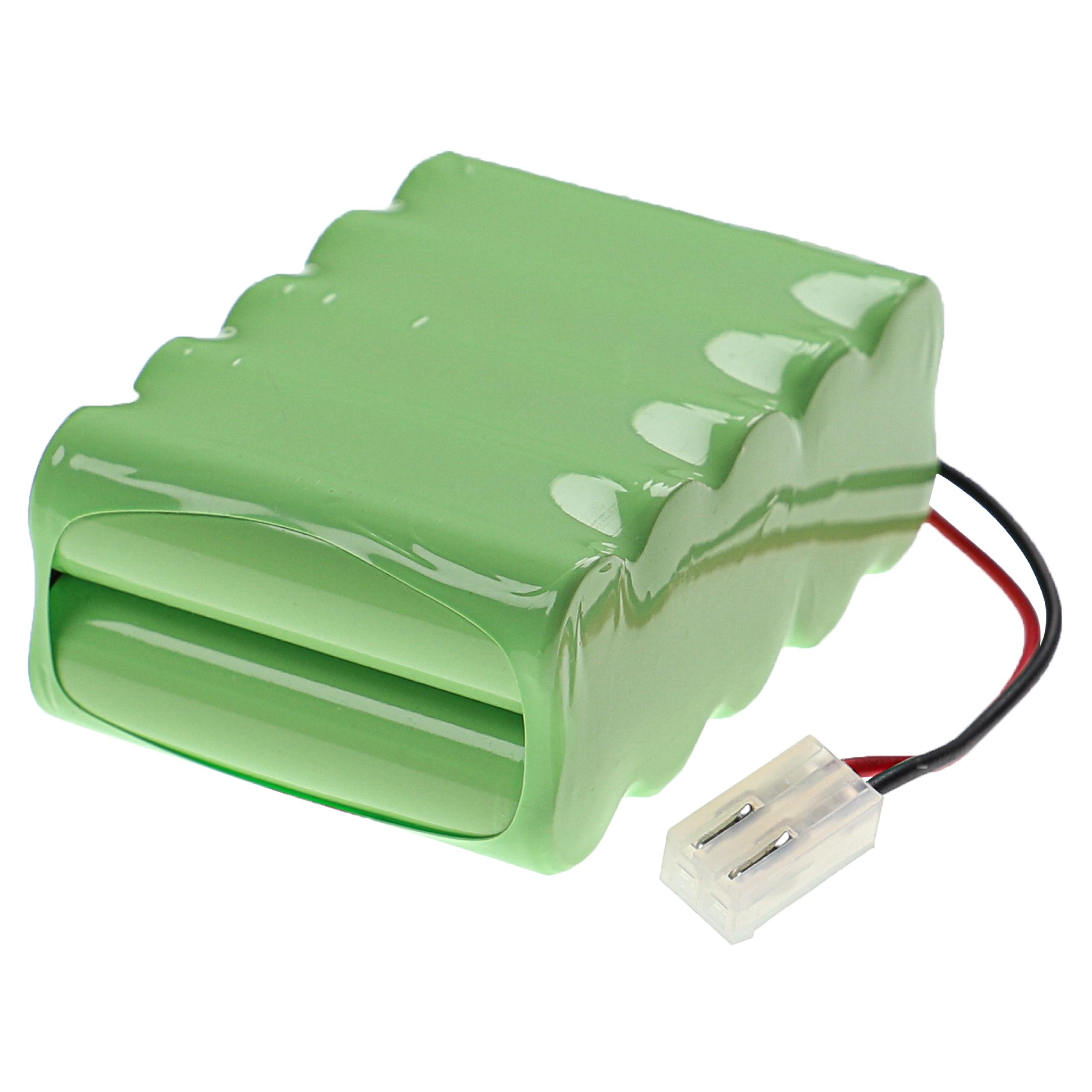 Batteria sostituisce Cardioline 88888089, 120176, 110176, 6113 per strumenti medici - 2000mAh 12V NiMH