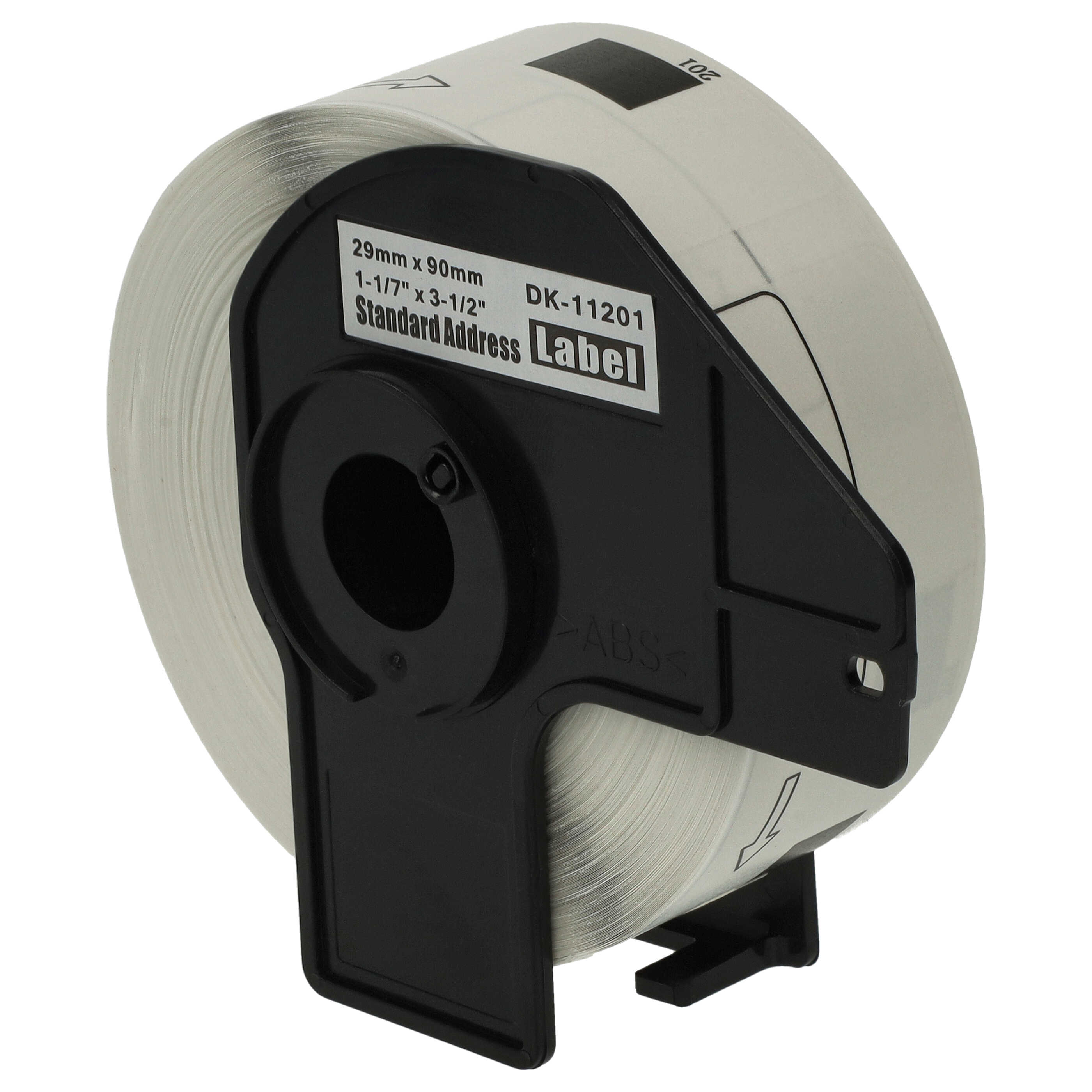 Labels replaces Brother DK-11201 for Labeller - Premium 29 mm x 90 mm + Holder