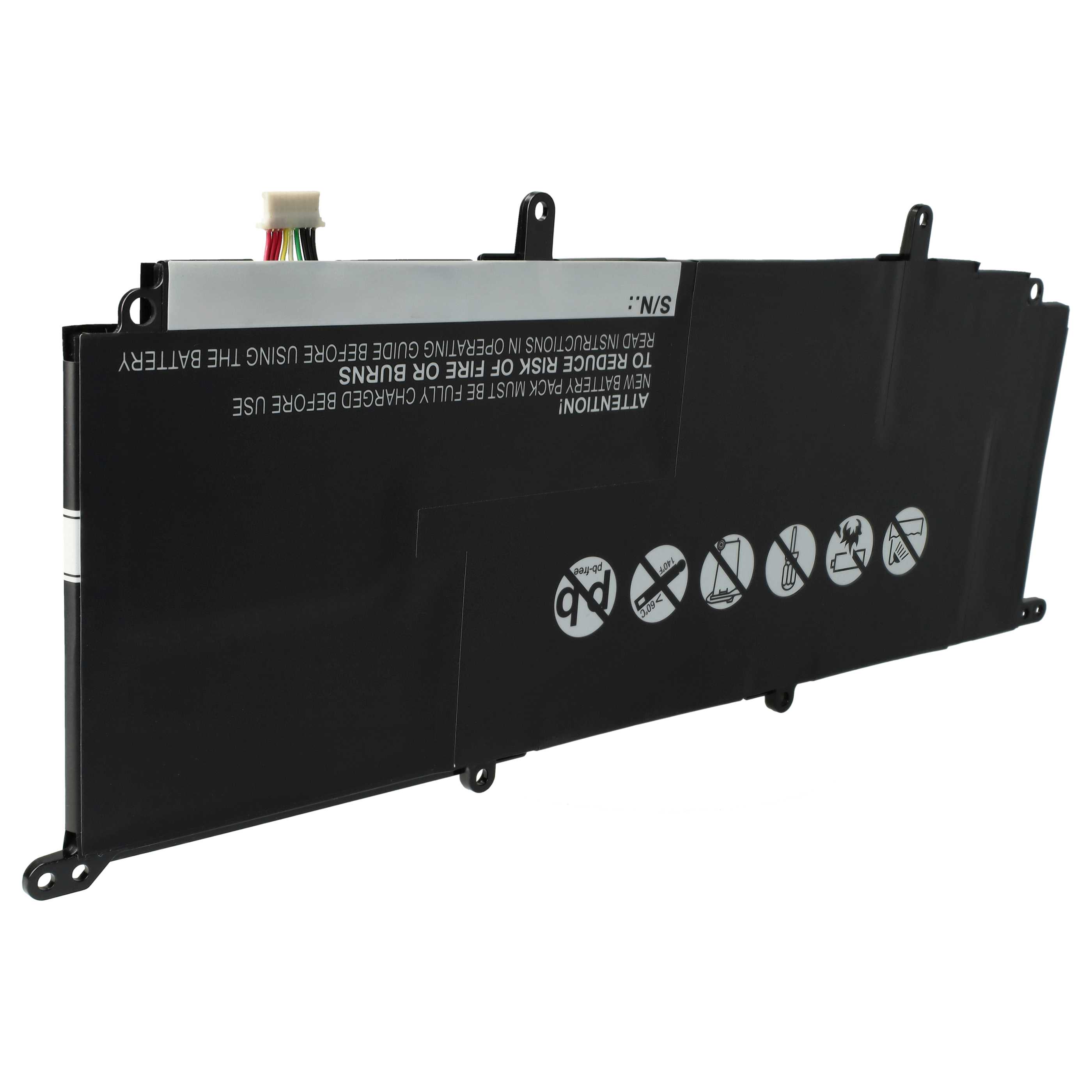 Akumulator do laptopa zamiennik HP 725607-001, 725497-1B1, 725497-1C1 - 2850 mAh 11,1 V LiPo, czarny