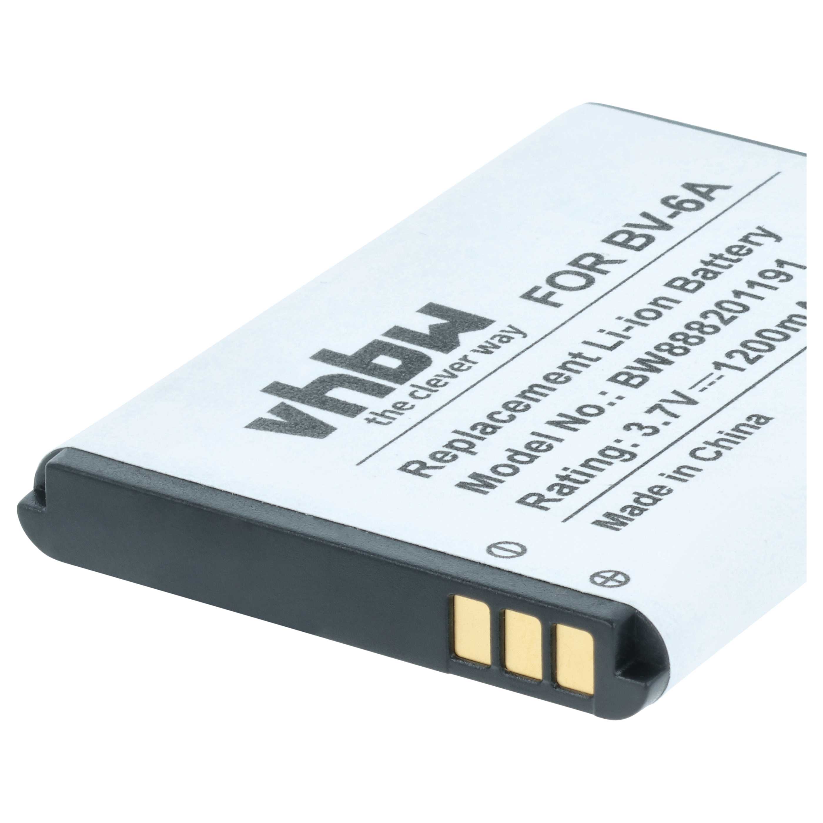 Akumulator do telefonu smartfona zamiennik Nokia BV-6A - 1200 mAh 3,7 V Li-Ion