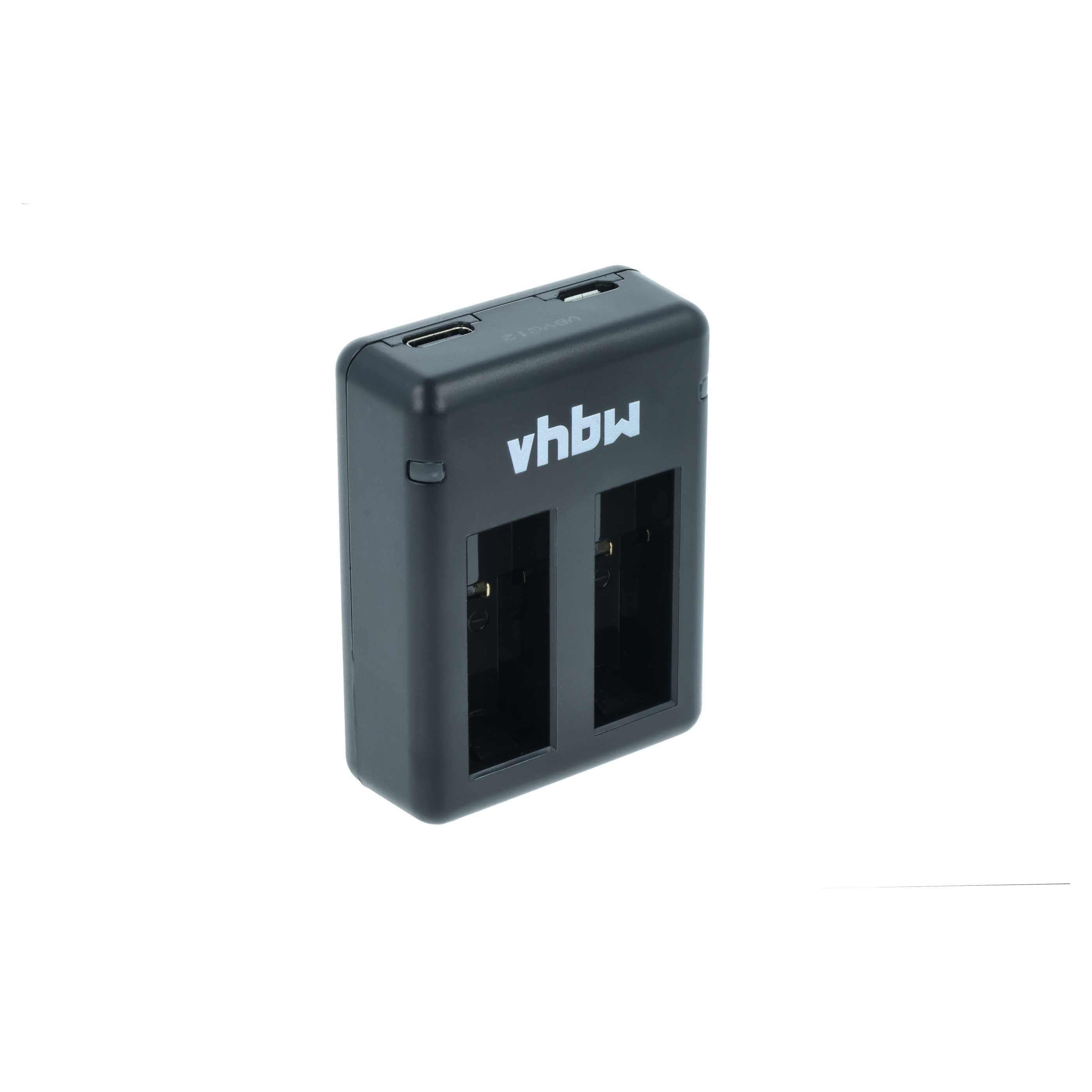 Battery Charger USB-C + Cable USB-C suitable for GoPro, Cameron Sino ASST1 Digital Camera etc. - 0.75 A