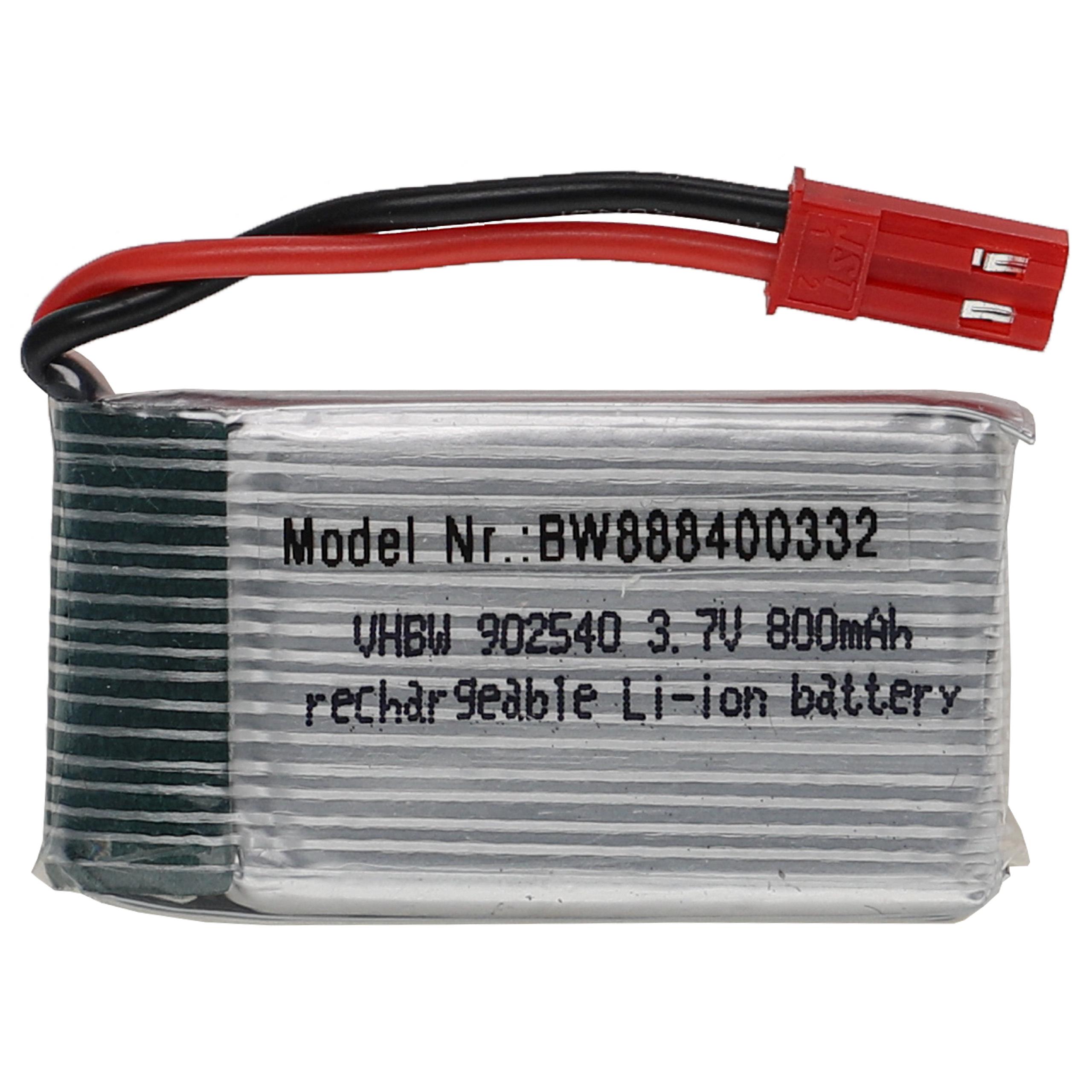 Batterie pour modèle radio-télécommandé - 800mAh 3,7V Li-polymère, BEC