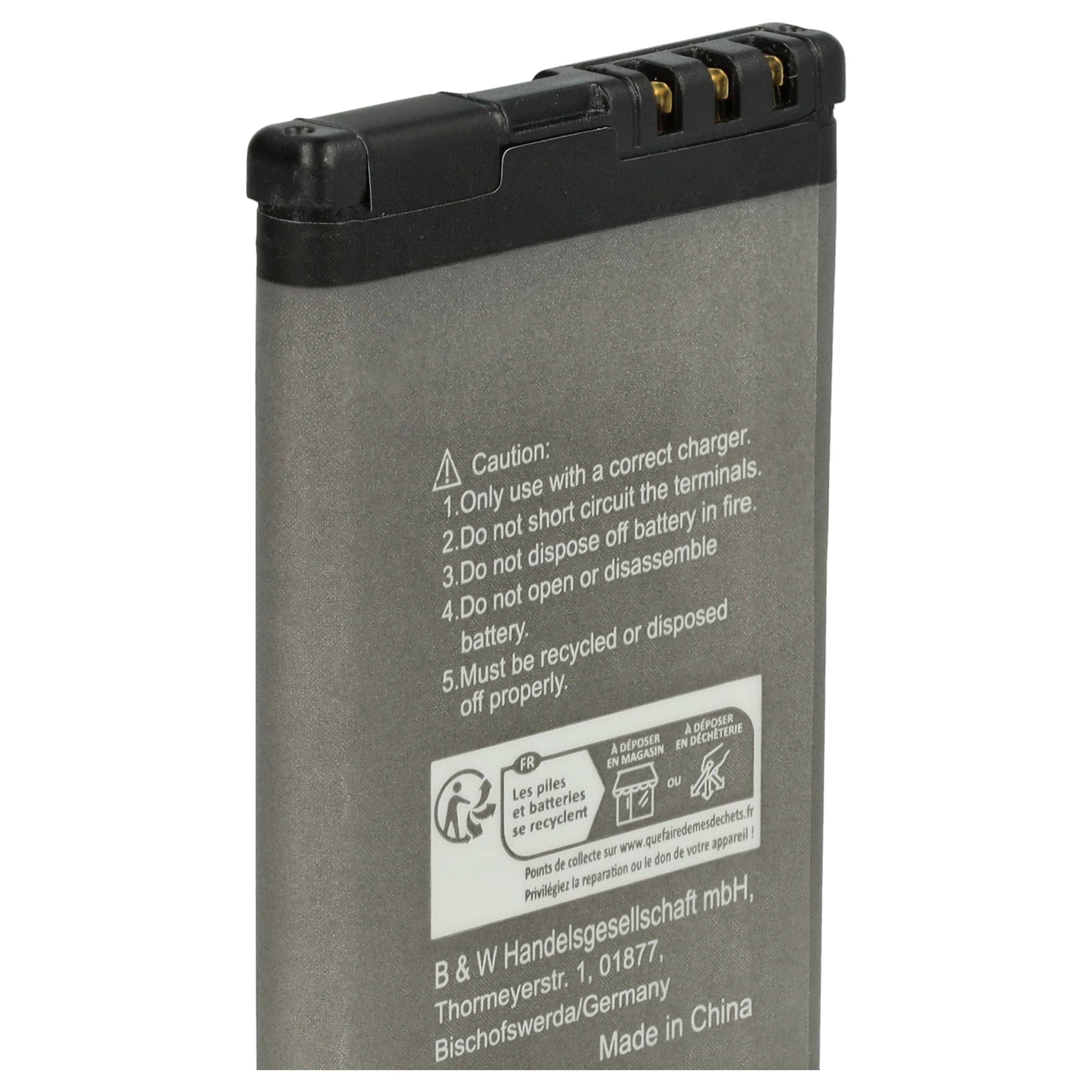 Akumulator do telefonu smartfona zamiennik Nokia BL-5CT - 1200 mAh 3,7 V Li-Ion