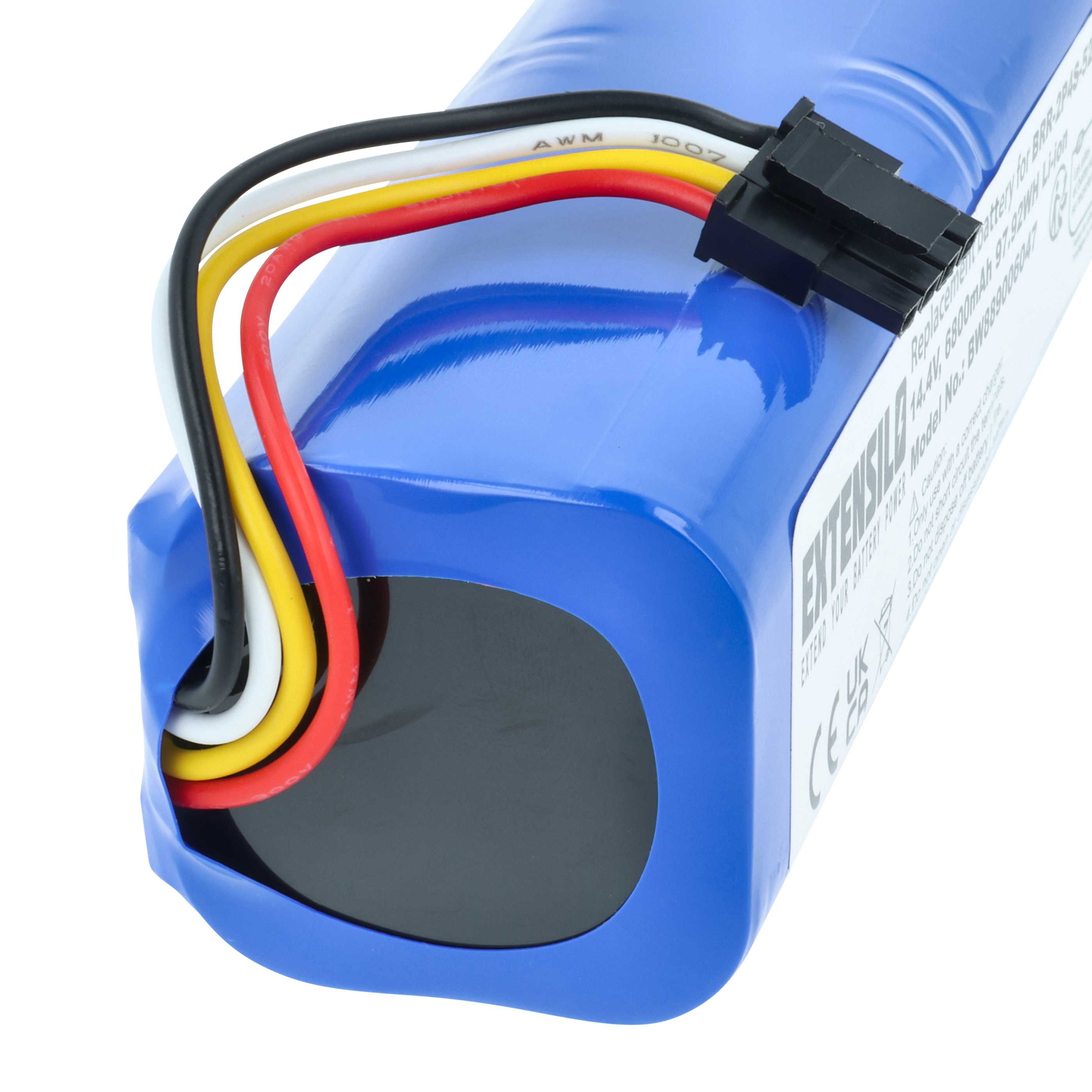 Batterie remplace Xiaomi BRR-2P4S-5200S, P2008-4S2P-MMBK pour aspirateur Dreame - 6,8Ah 14,4V Li-ion