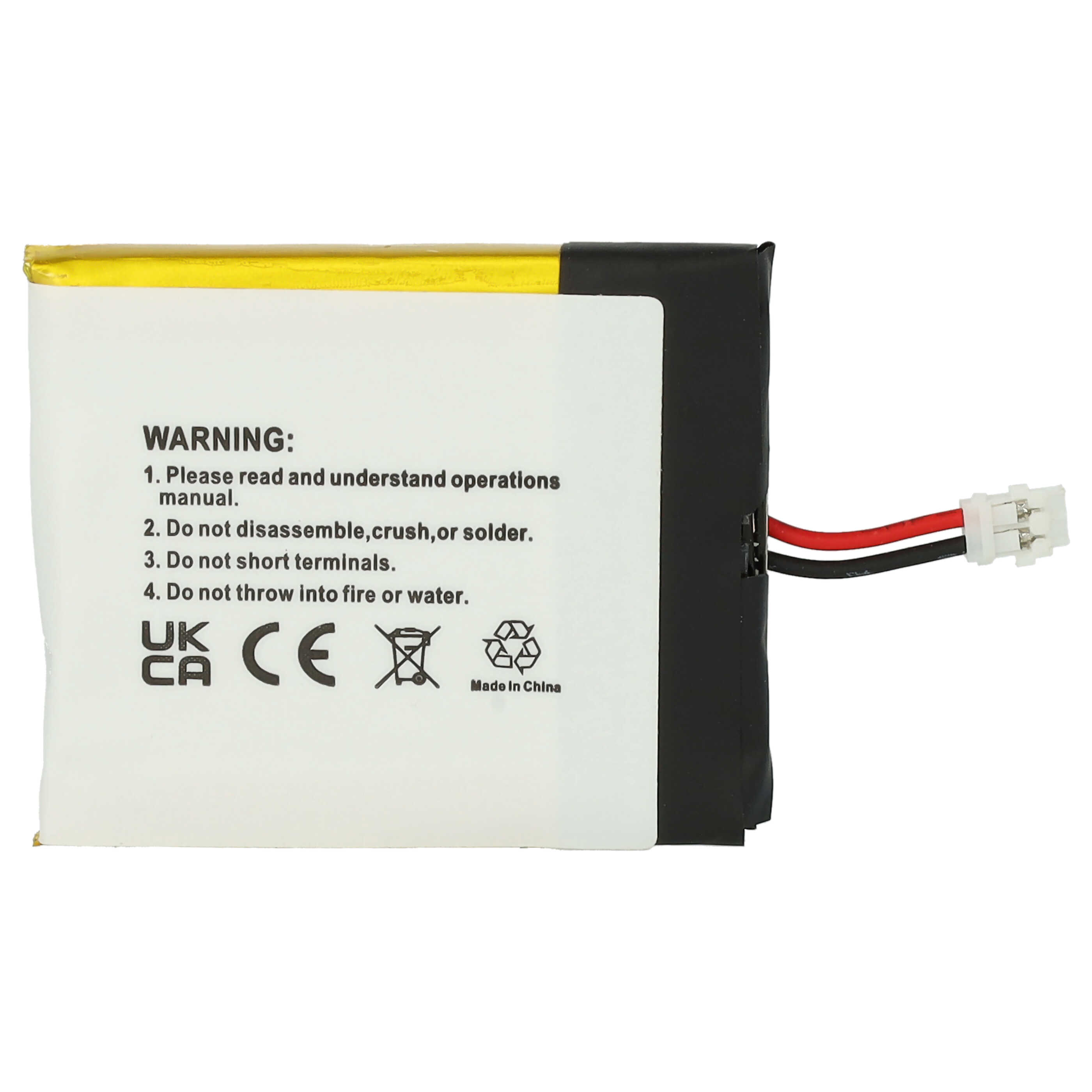 Smartwatch Battery replaces Samsung EB-BR750ABE, EB-BR750 - 370 mAh 3.8 V Li-polymer + Tools