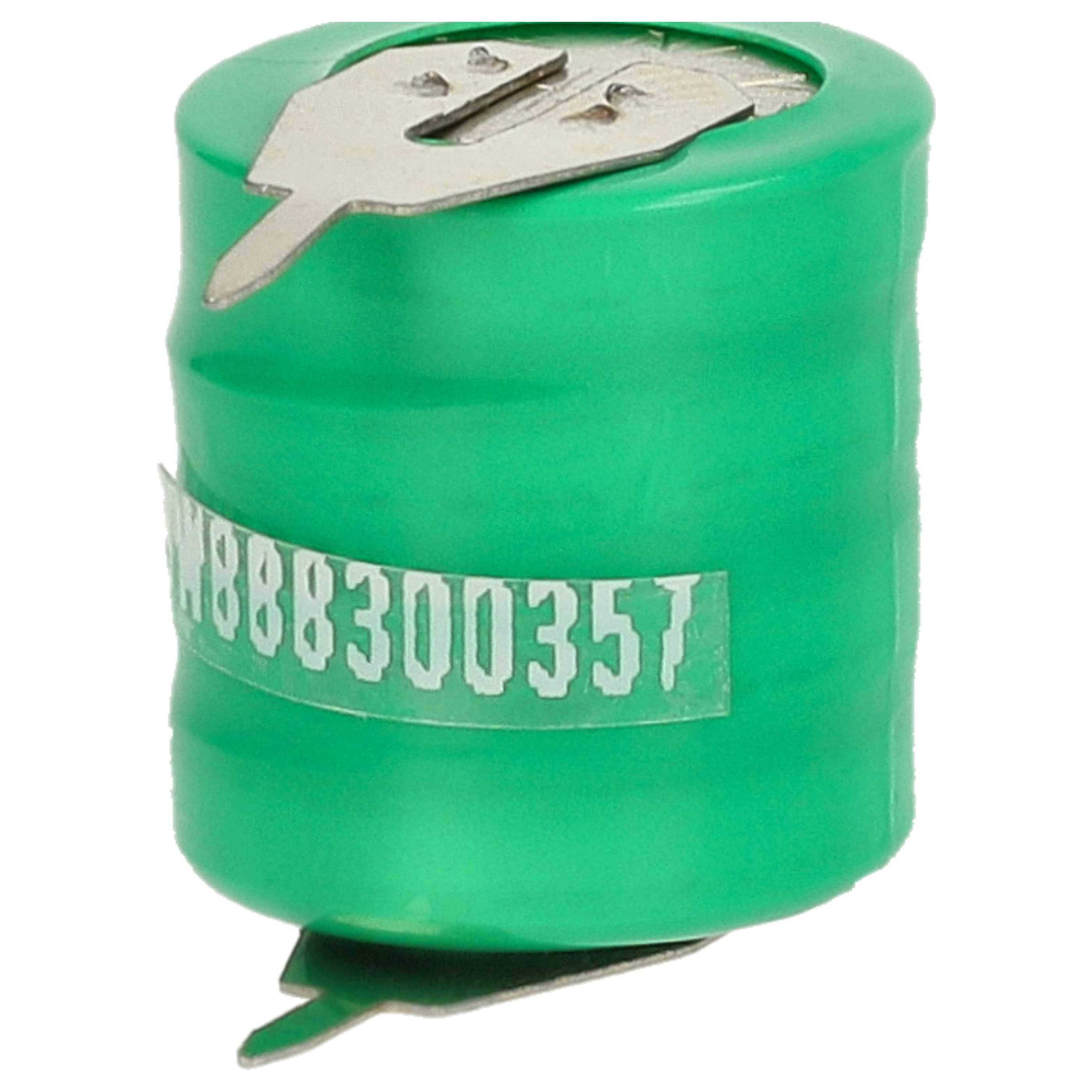 Button Cell Battery Type 4/V15H 2 Pins for Model Building Solar Lamps etc. - 15 mAh 4.8 V NiMH