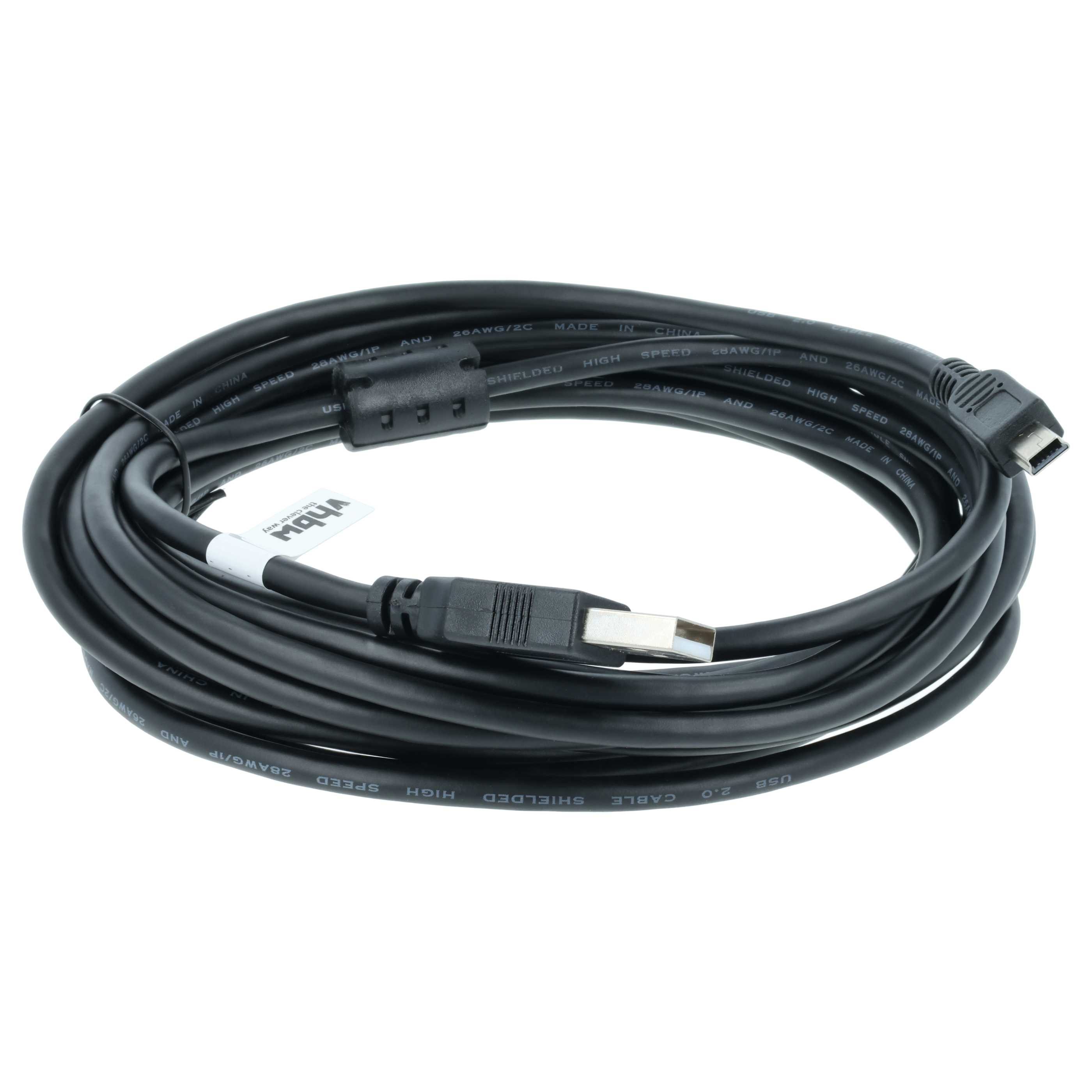 USB Data Cable replaces Panasonic EW12531, EW12381, EW12531, EW12381, K1HA05AD0005 for Camera - 500 cm