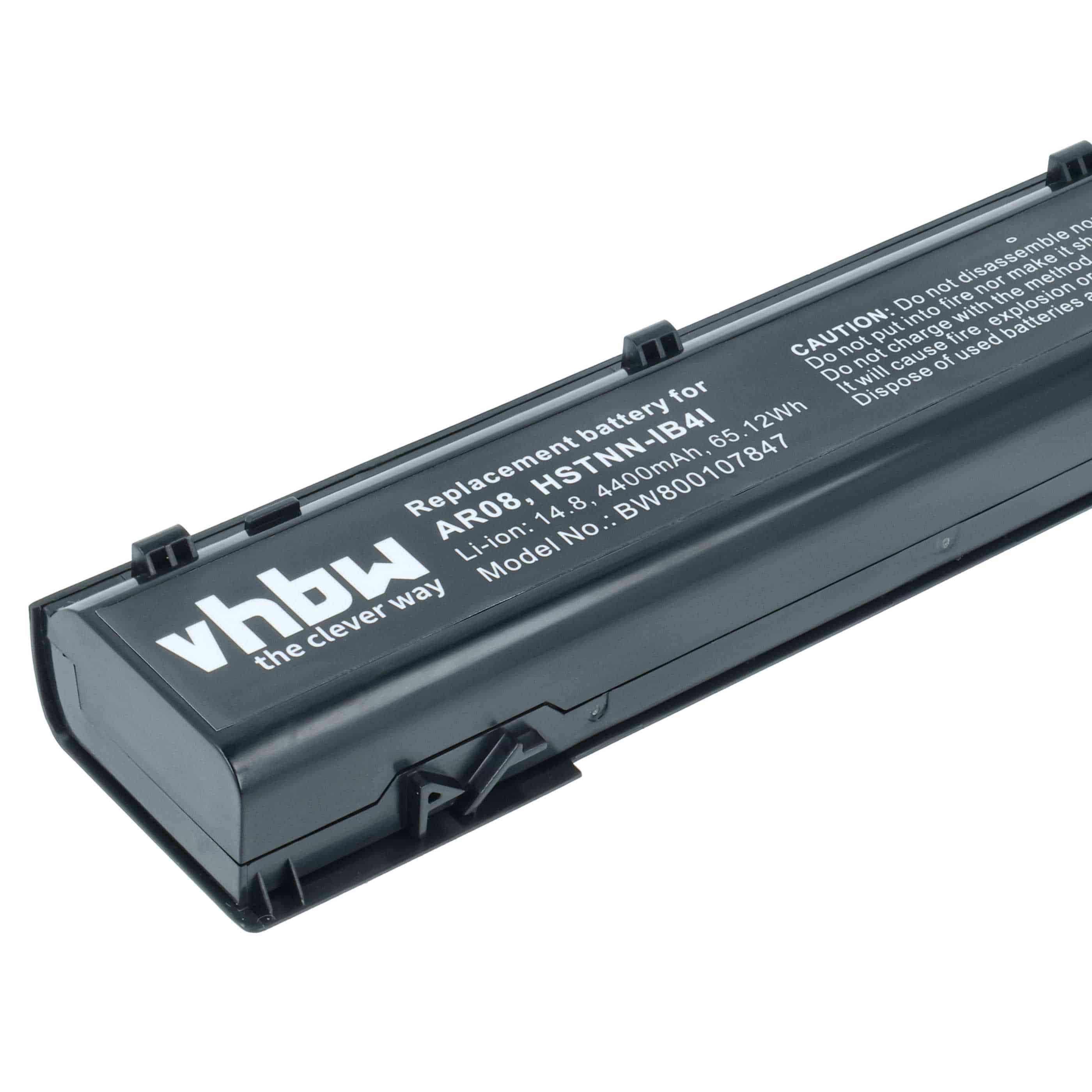 Akumulator do laptopa zamiennik HP 707614-121, 1588-3003, 707614-141 - 4400 mAh 14,4 V Li-Ion, czarny