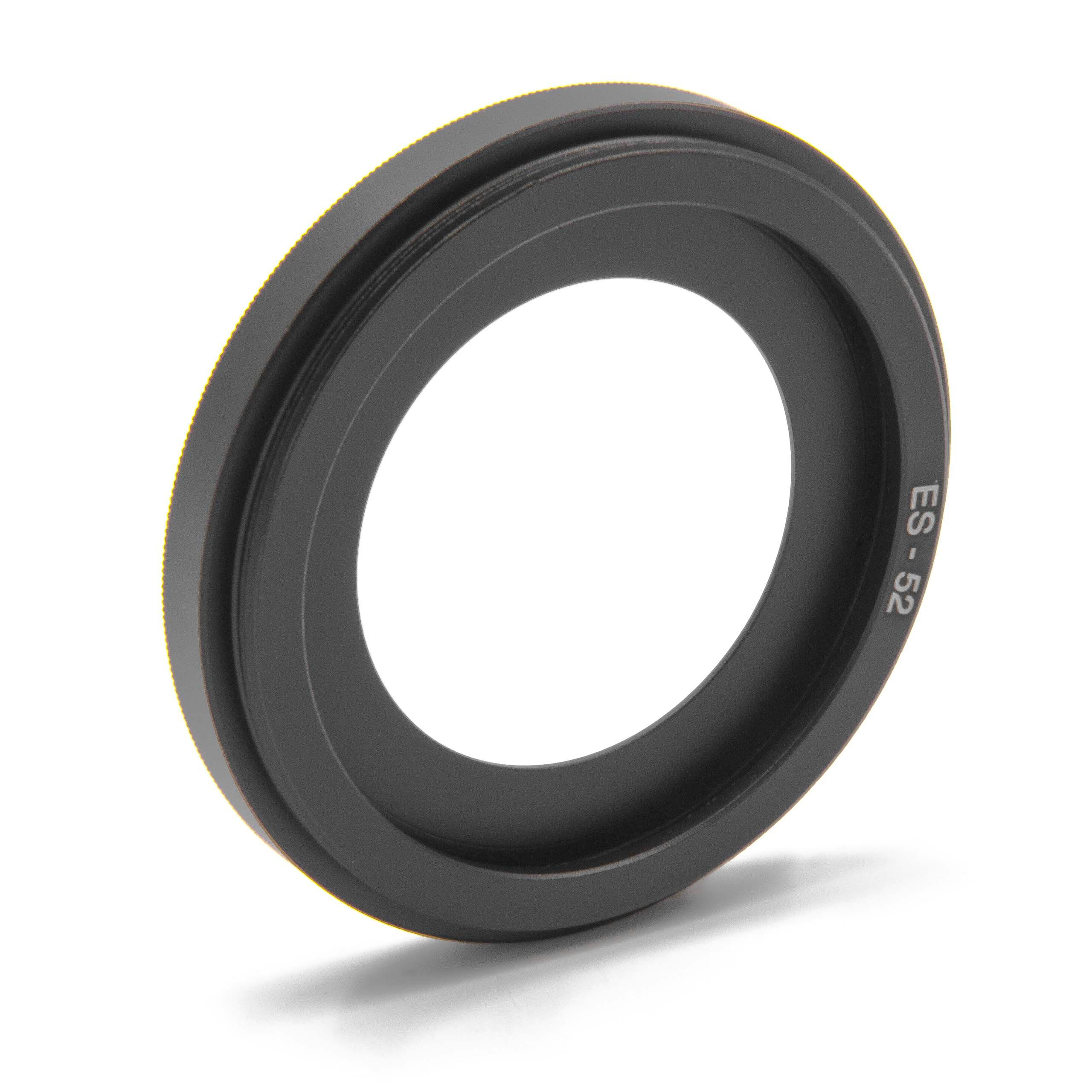 Lens Hood replaces Canon ES-52 for Canon Lens with 52 mm Diameter, metal, black