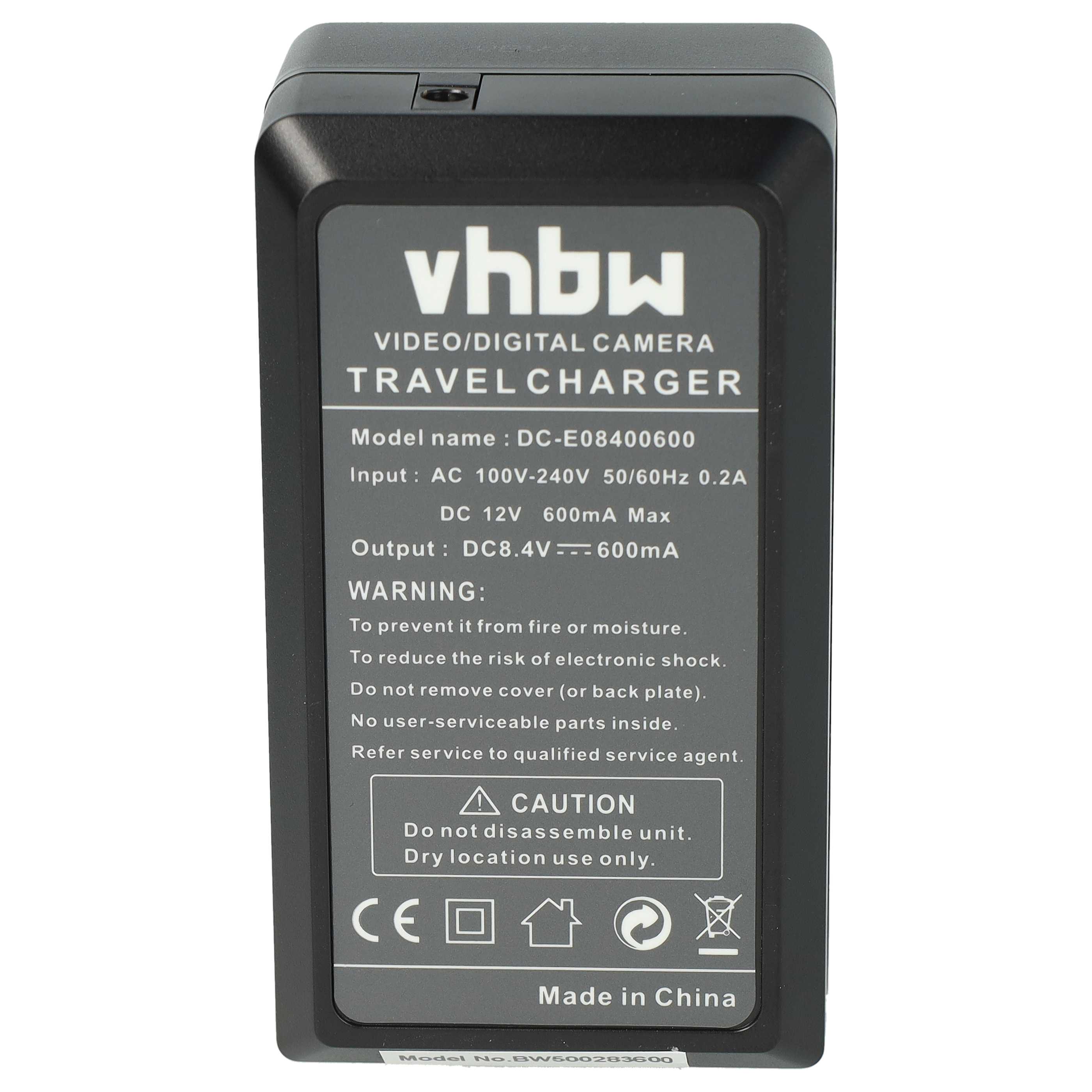 Battery Charger suitable for Fuji NP-140 Camera etc. - 0.6 A, 8.4 V