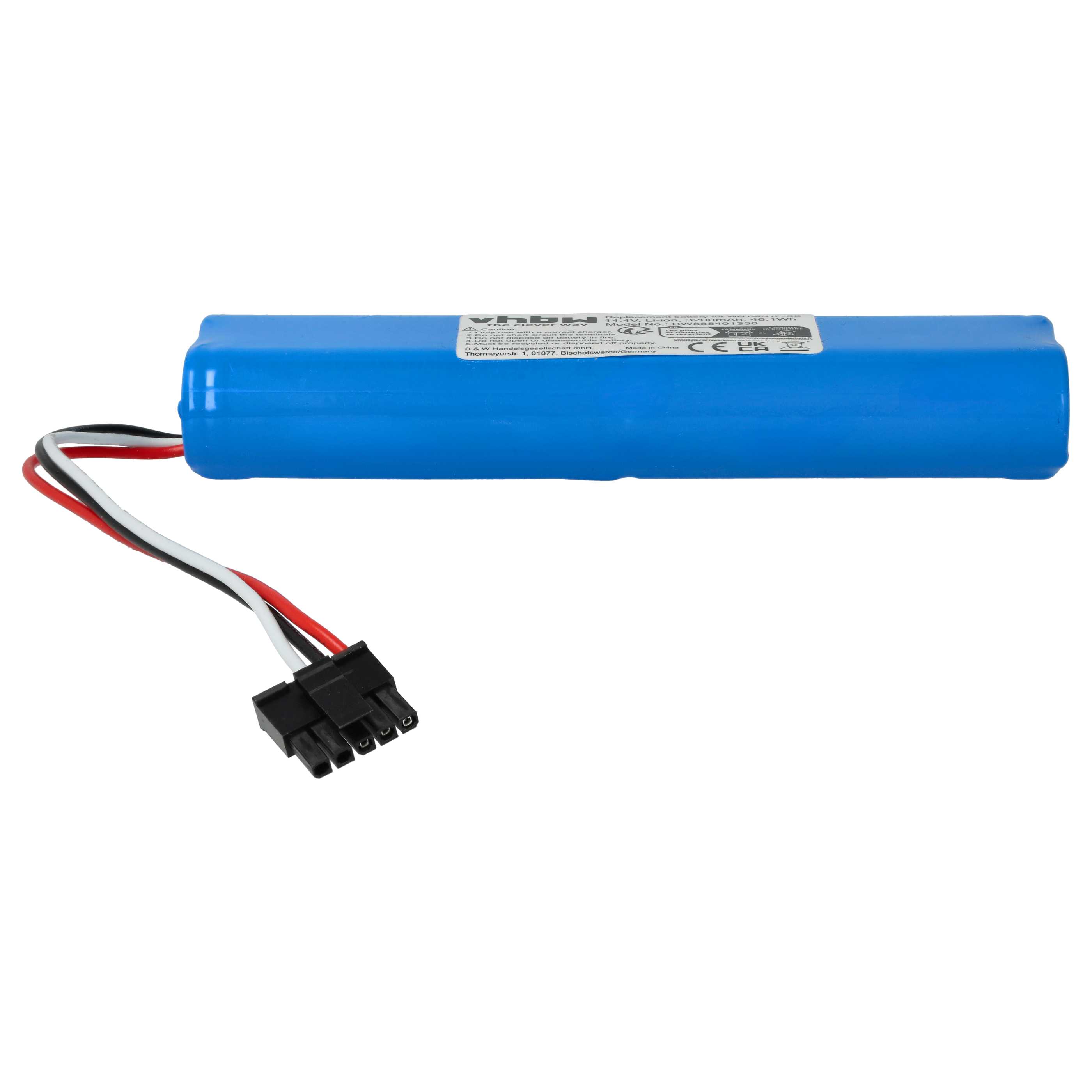 Batteria per aspirapolvere Proscenic M6 Pro, Xiaomi Mi Mop Pro, Robot Vacuum Mop Pro - 3200mAh 14,4V Li-Ion