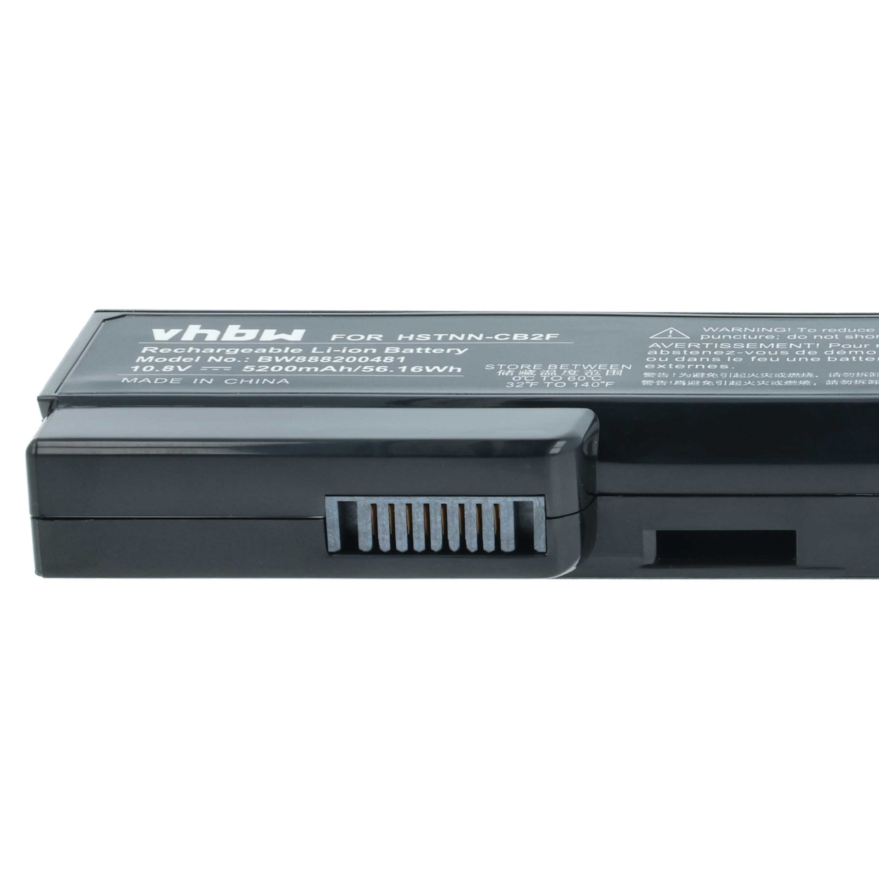 Akumulator do laptopa zamiennik HP 628368-241, 628368-251, 628368-421 - 5200 mAh 10,8 V Li-Ion, czarny