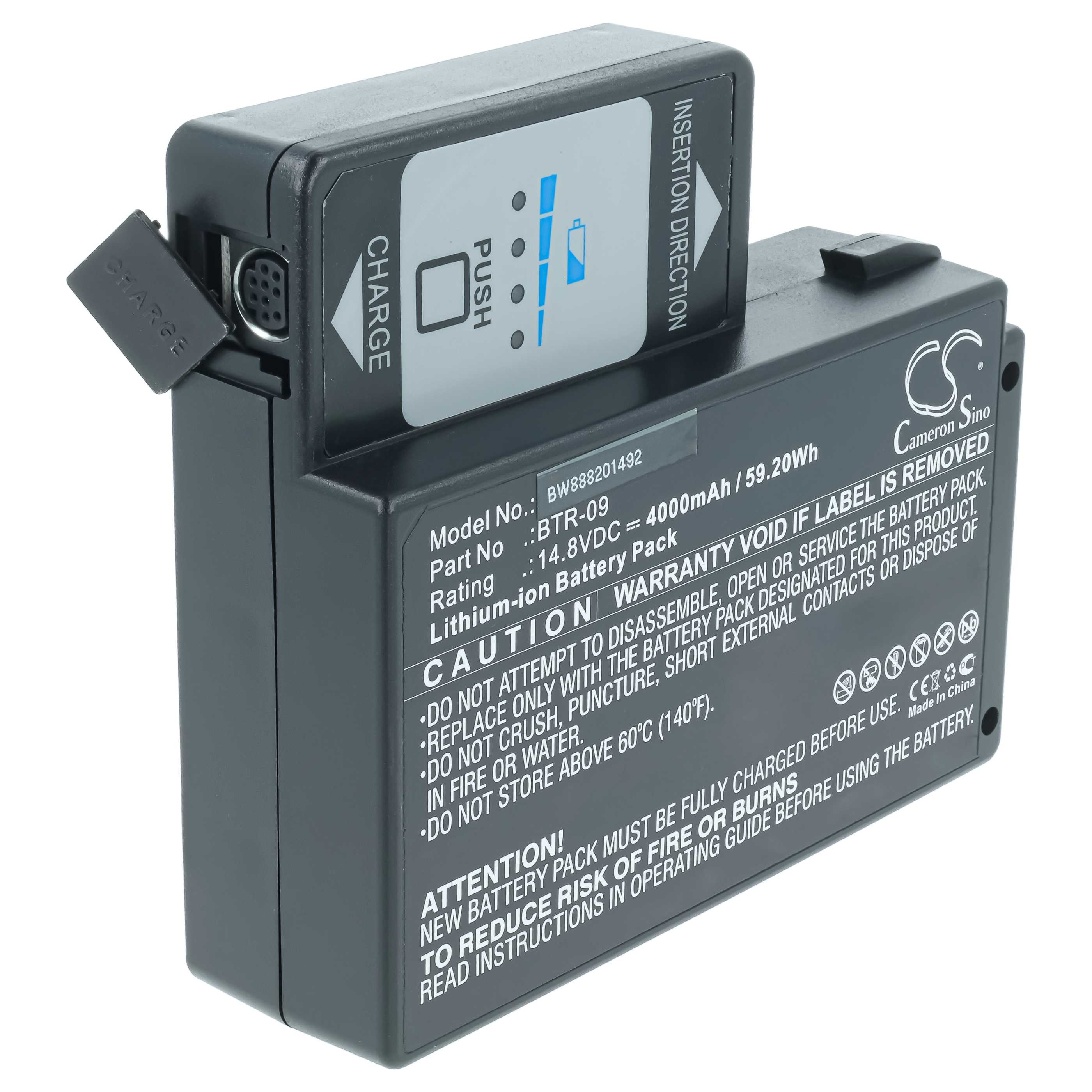 Fusion Splicer Battery replaces Fujikura BTR-09 - 4000 mAh 14.8 V Li-Ion