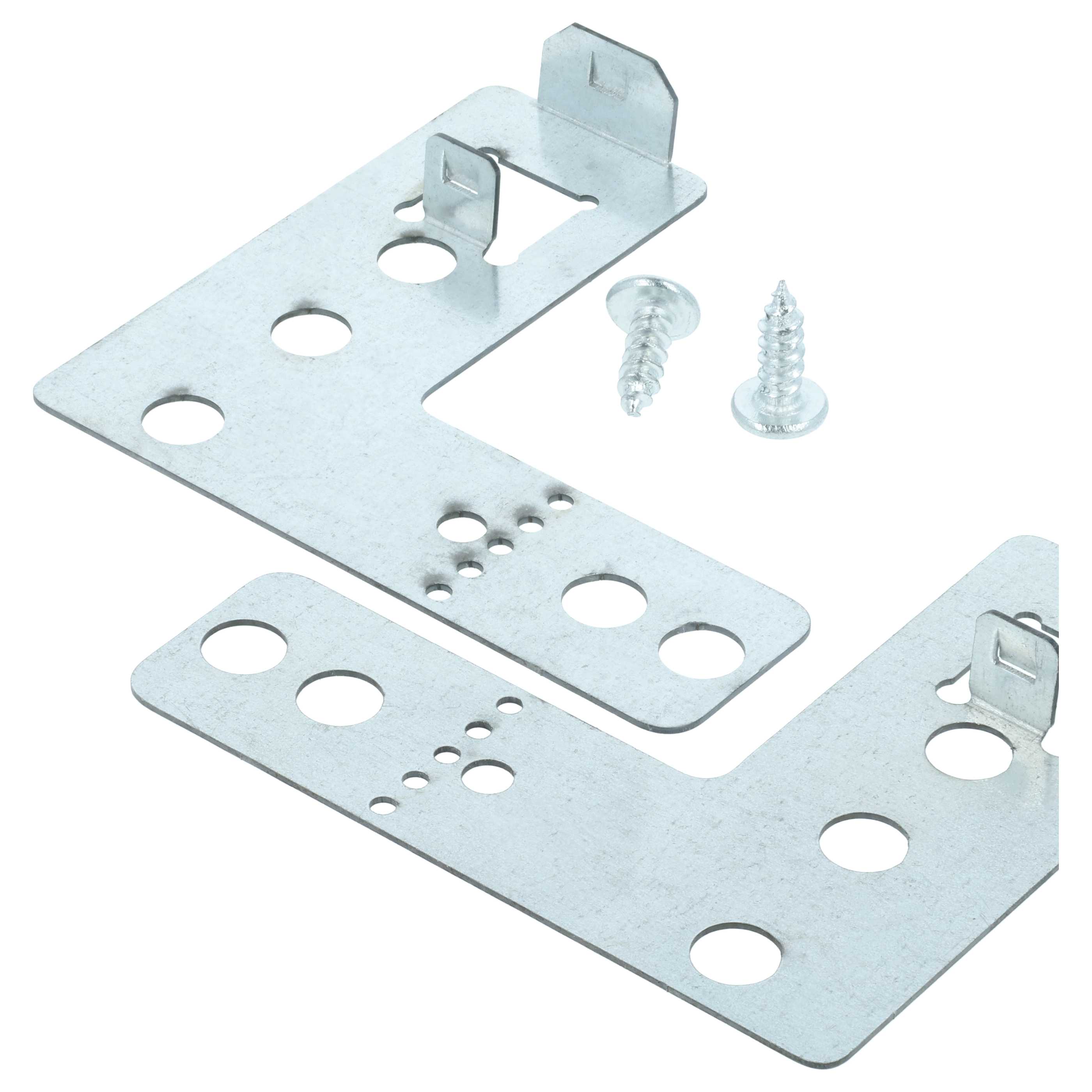 2tlg. Befestigungswinkel Set für Bosch Siemens Spülmaschine ersetzt 00170664 - Befestigungssatz links rechts
