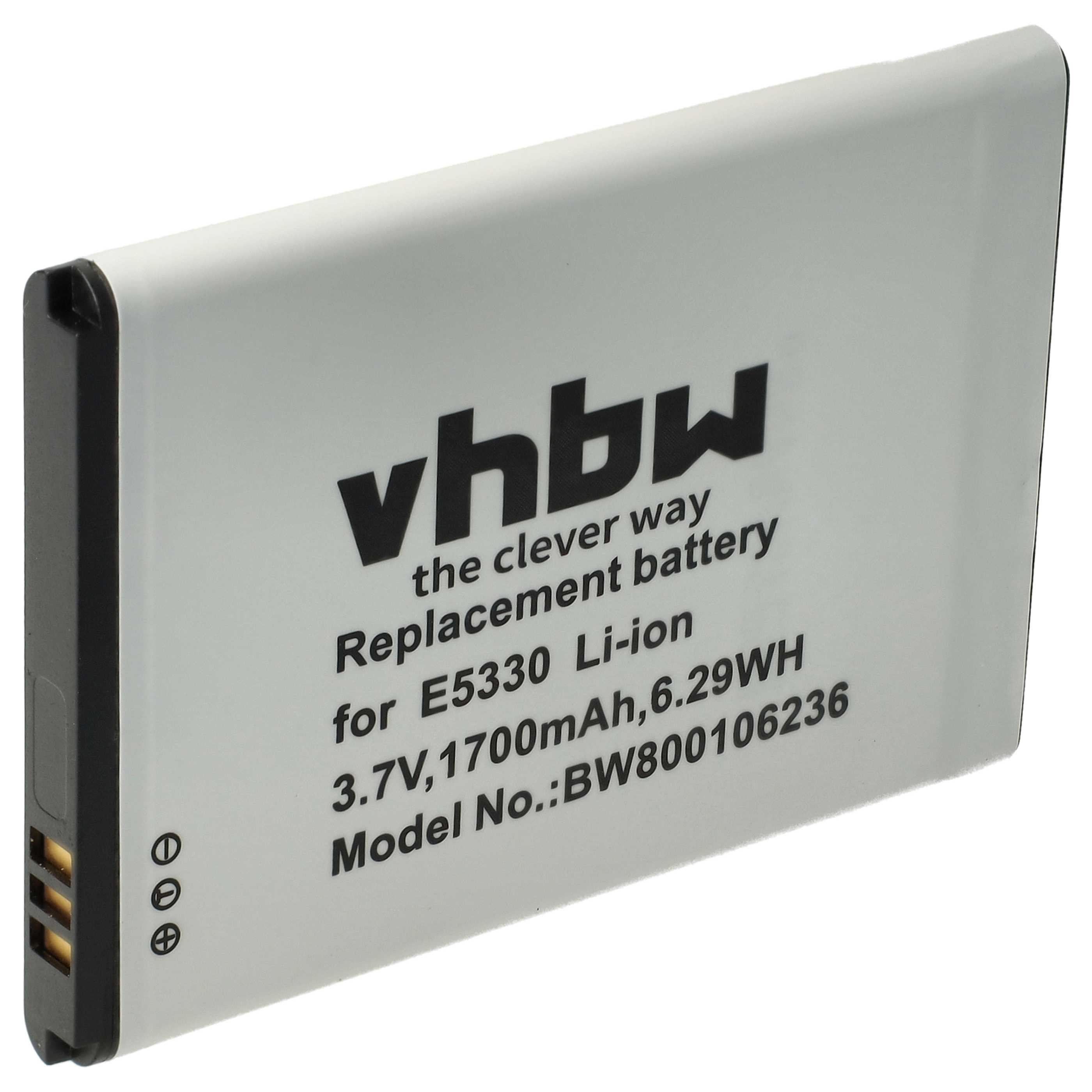 Batteria per hotspot modem router portatile sostituisce Huawei HB554666RAW Vodafone - 1700mAh 3,7V Li-Ion