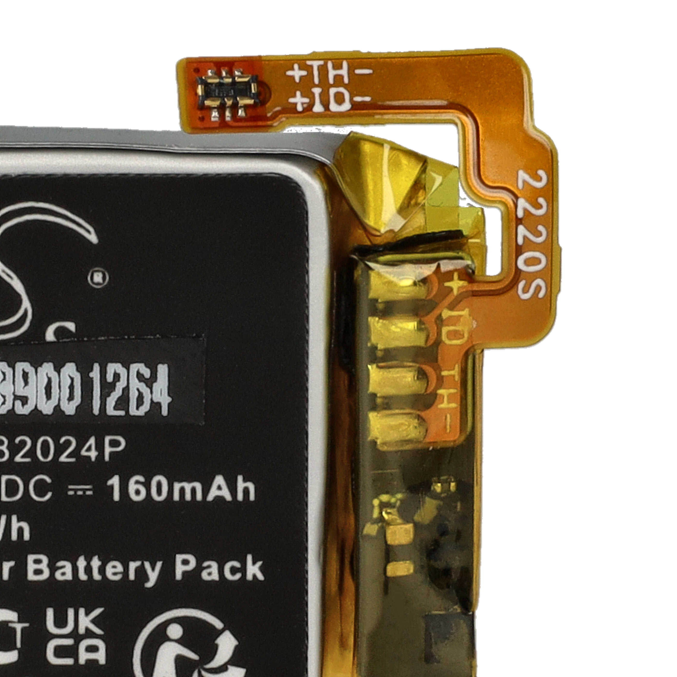 Batteria sostituisce Fitbit LSS282024P per smartwatch - 160mAh 3,87V Li-Poly