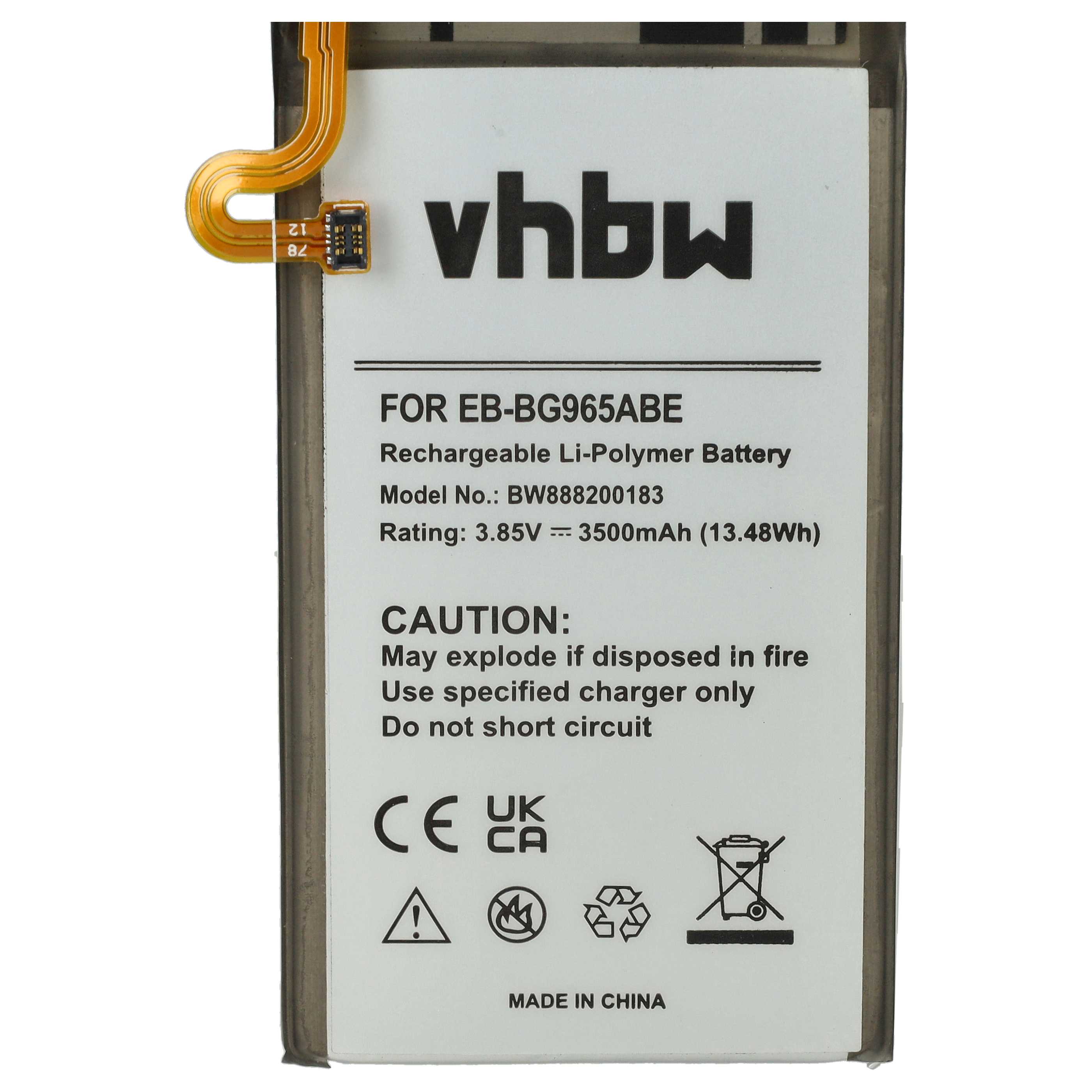 Akumulator do telefonu smartfona zamiennik Samsung GH82-15960A, EB-BG965ABE - 3500 mAh 3,85 V LiPo