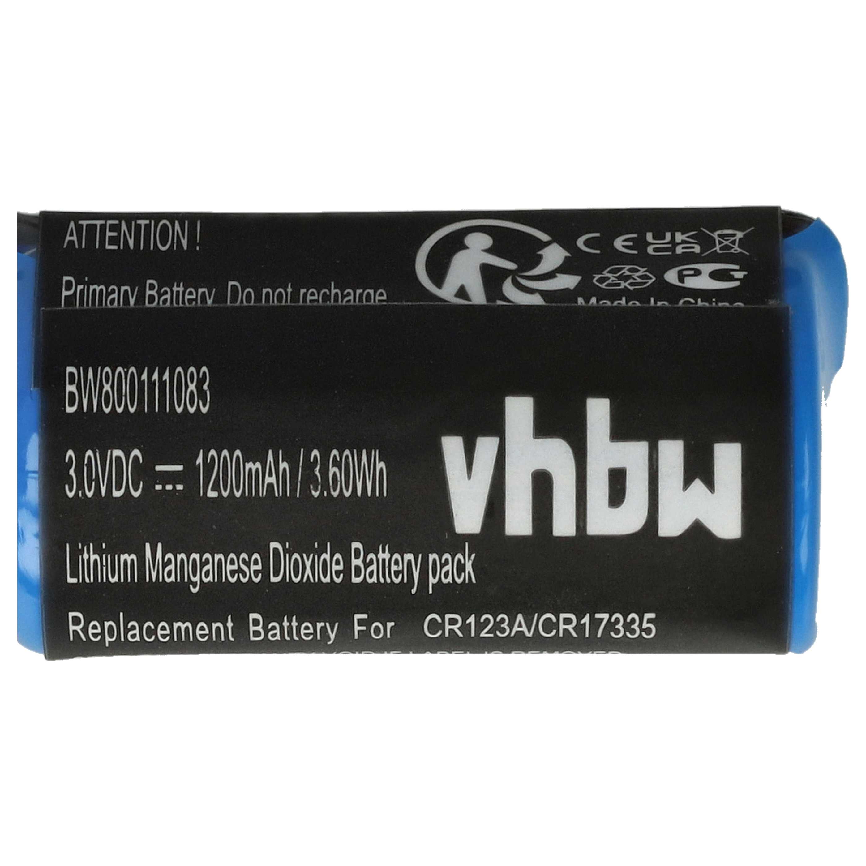 Industrial Robot Battery replaces 44A724534-001, A06B-0168-D111, A06B0168D111 - 1200 mAh 3 V Li-MnO2