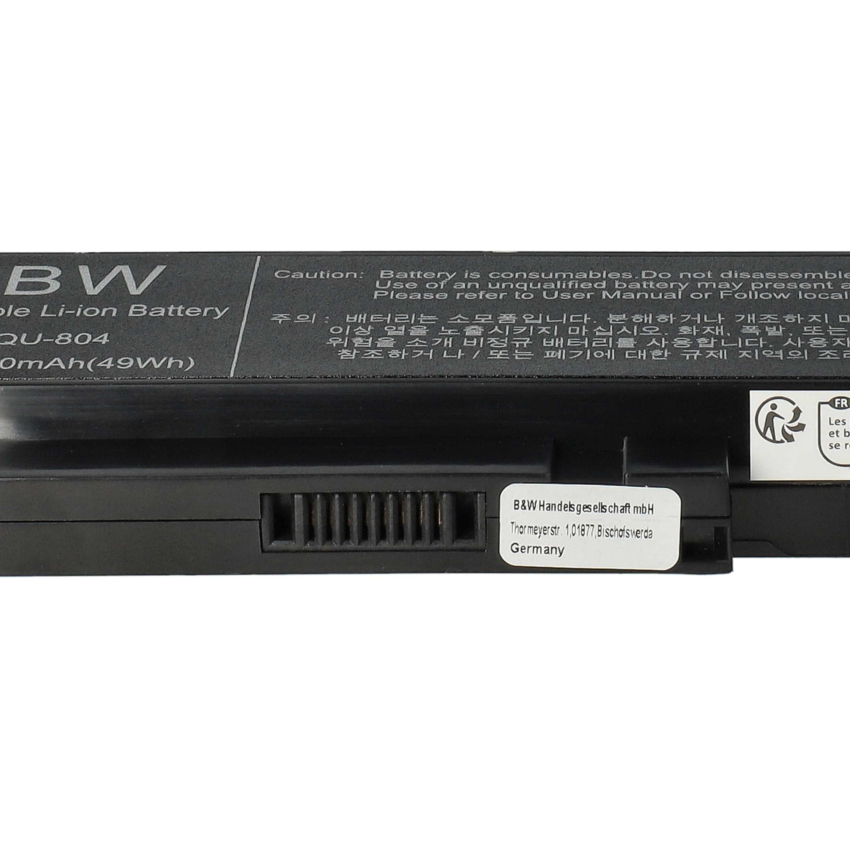 Notebook Battery replaces Fujitsu-Siemens BA31.AV - 4400 mAh 11.1 V Li-Ion, black