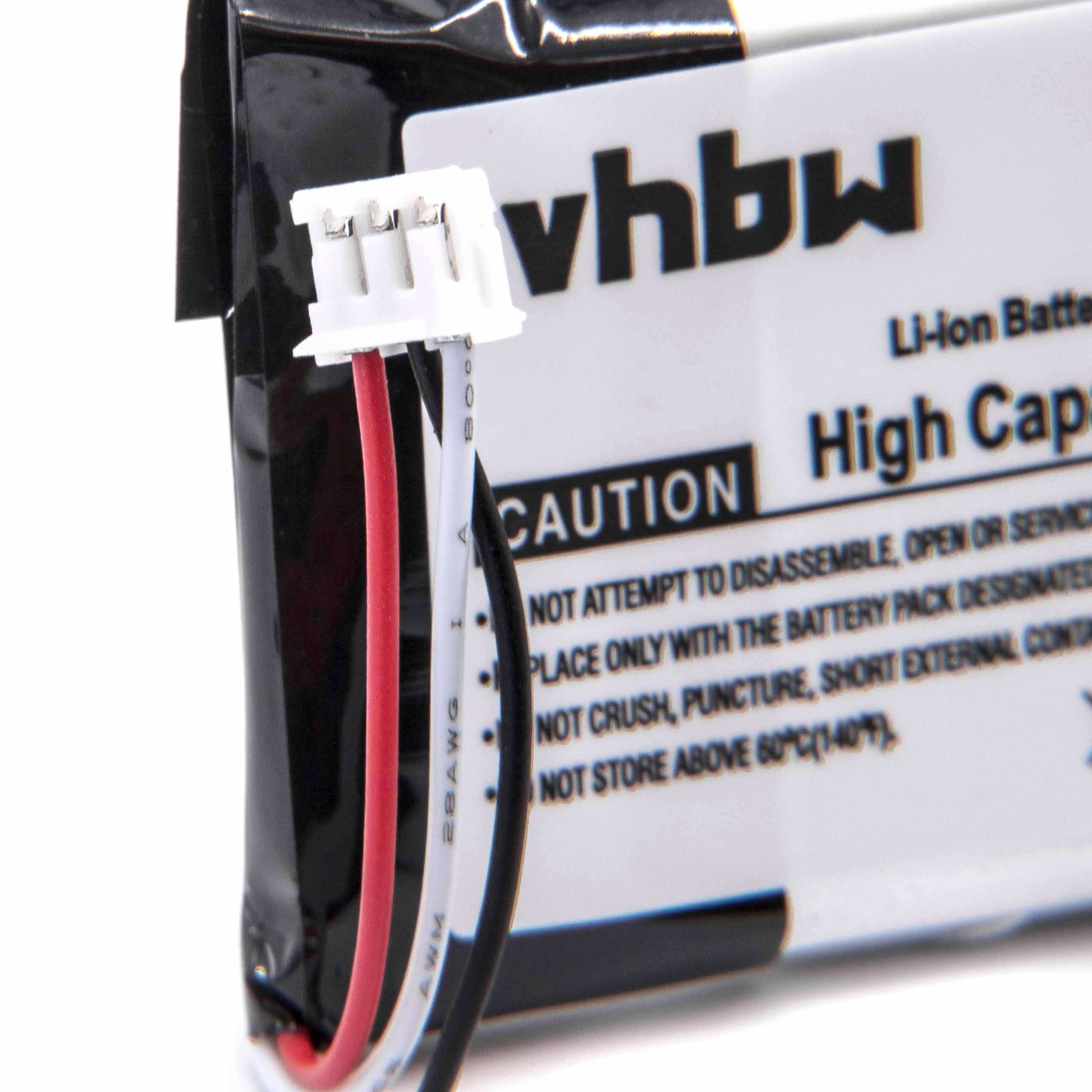 3x Batteries remplace Grundig SL-422943 pour téléphone Philips - 500mAh 3,7V Li-polymère