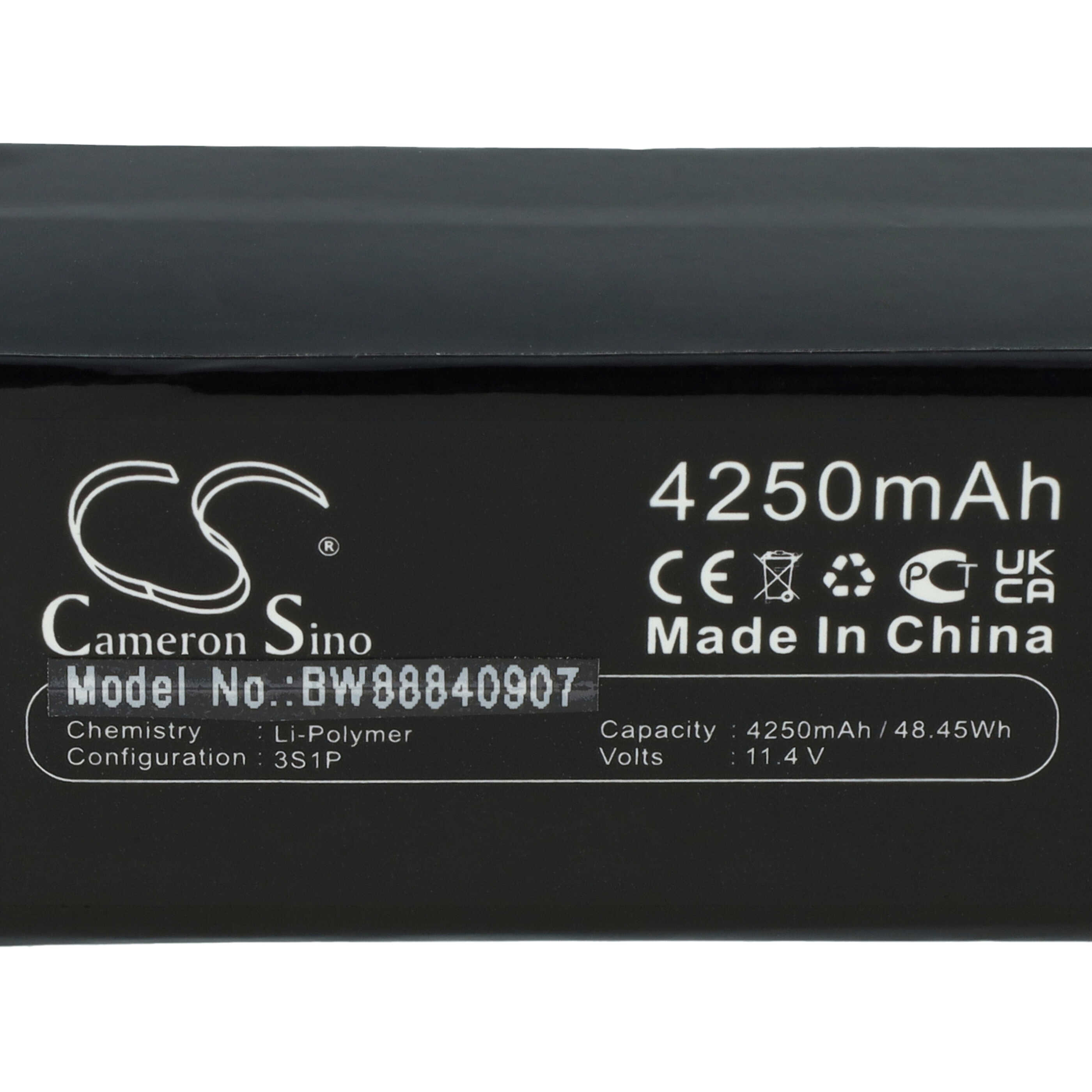 Batterie remplace SwellPro CDC01 0004 pour drone SwellPro- 4250mAh 11,4V Li-polymère