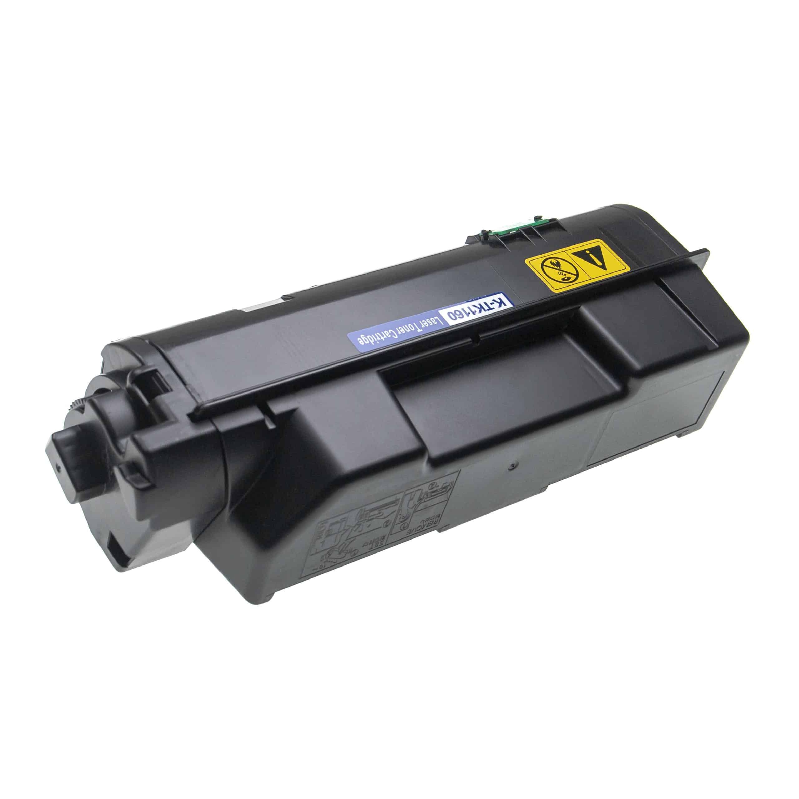5x Cartouches de toner remplace Kyocera TK-1160 pour imprimante laser Kyocera, noir
