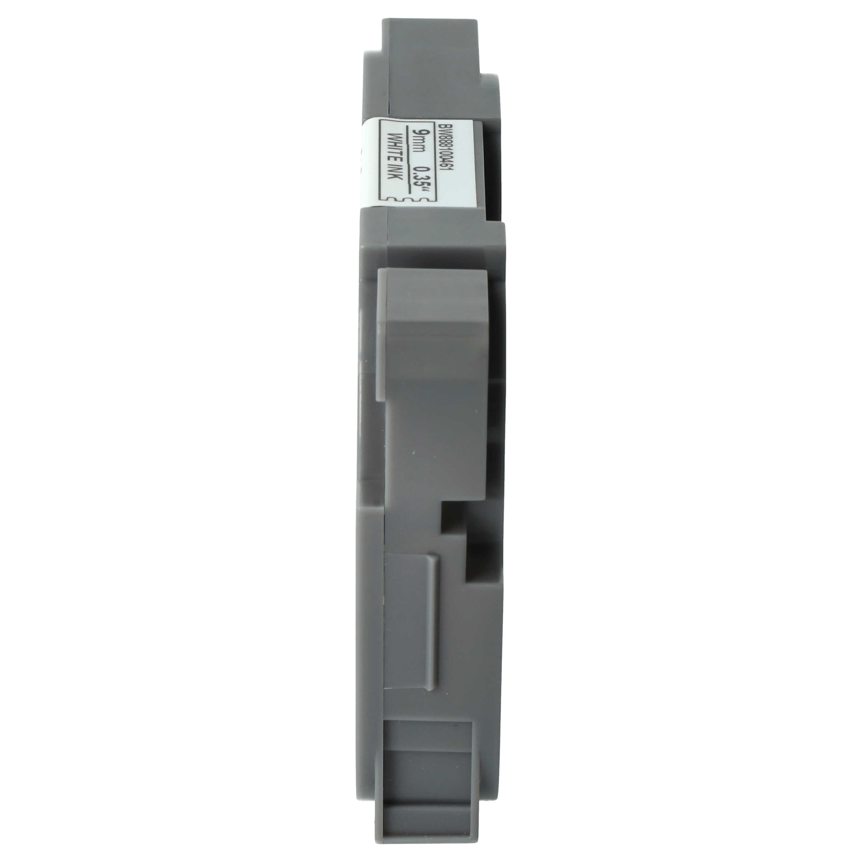 Cassetta nastro sostituisce Brother TZE-S125 per etichettatrice Brother 9mm bianco su trasparente, extra forte