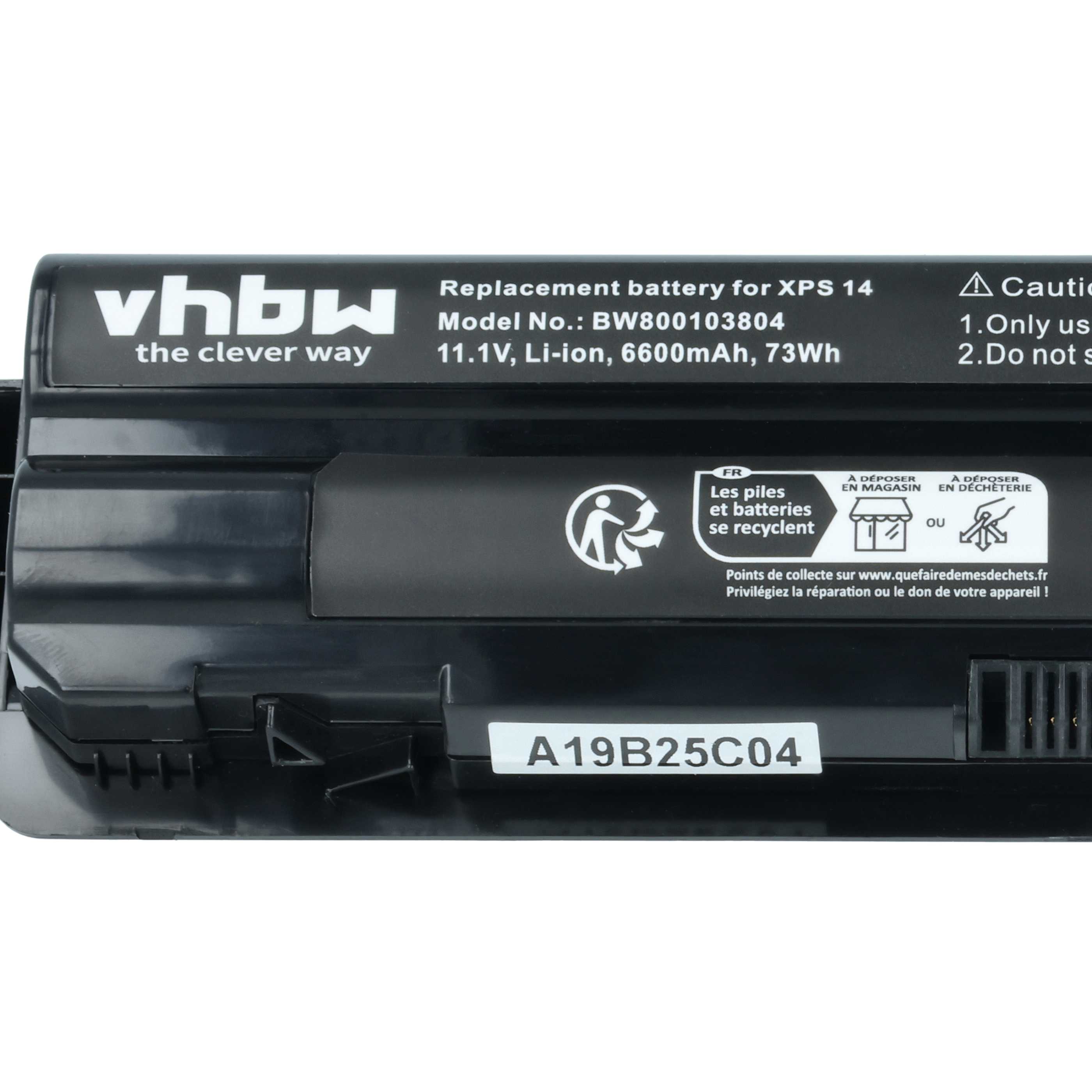 Akumulator do laptopa zamiennik Dell 0R4CN5, 0JWPHF, 312-1123, 08PGNG, 0J70W7 - 6600 mAh 11,1 V Li-Ion, czarny