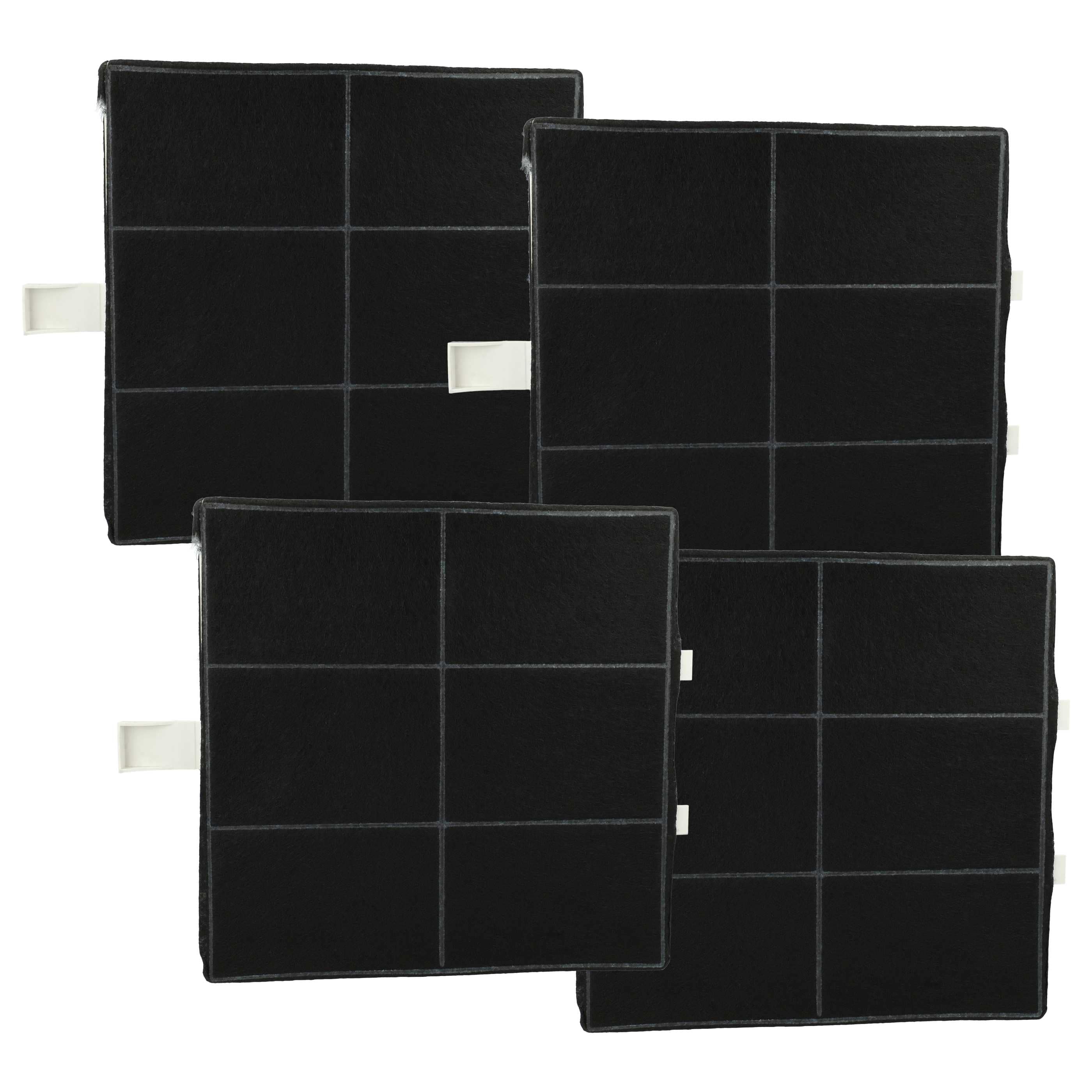 4x Filtres à charbon actif remplace Balay DRZ94UC, FWKB-2222, 360732, 8718868949073 pour hotte Bosch
